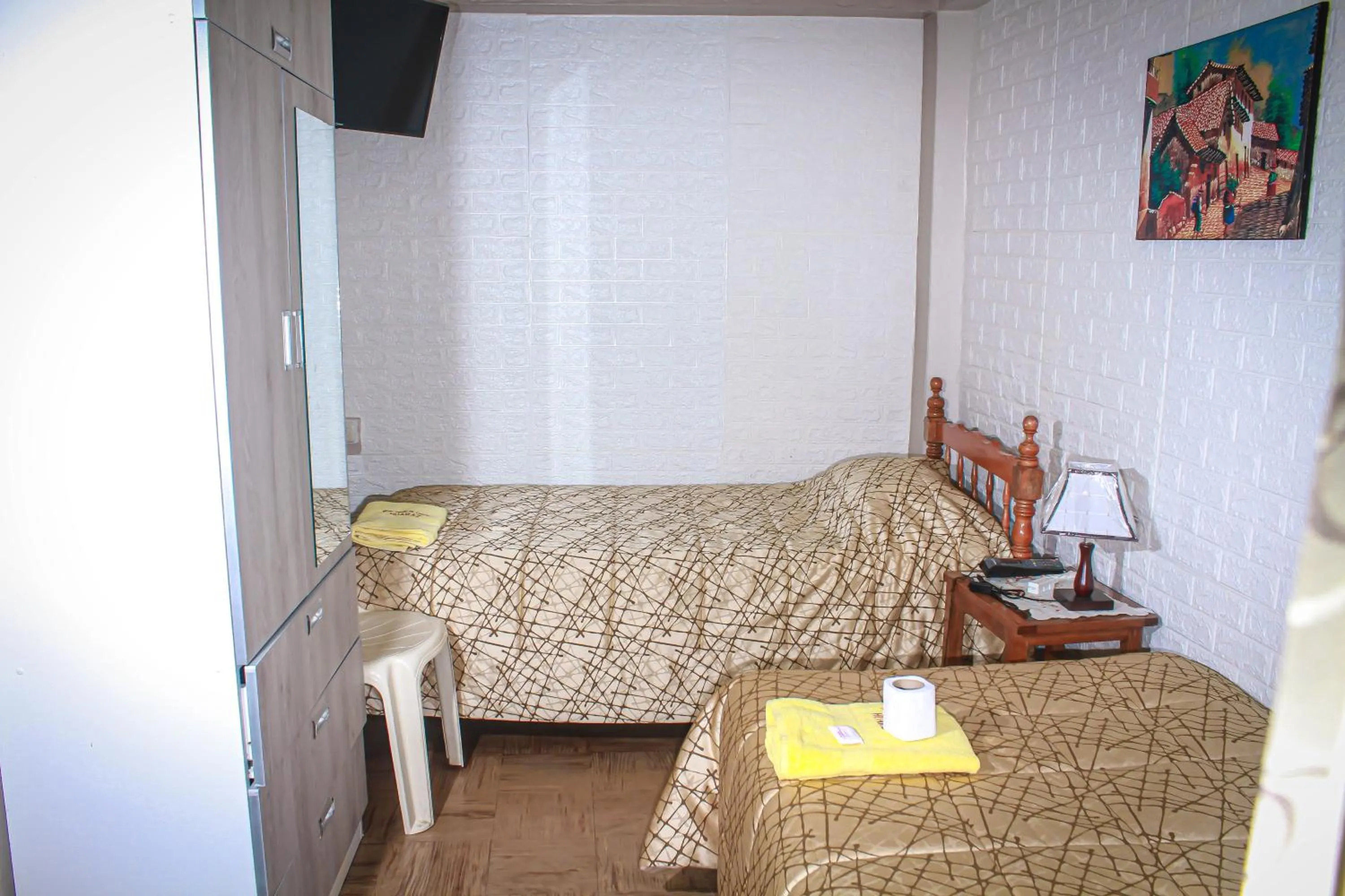 Bed in Hotel Virgen del Carmen - Huaraz