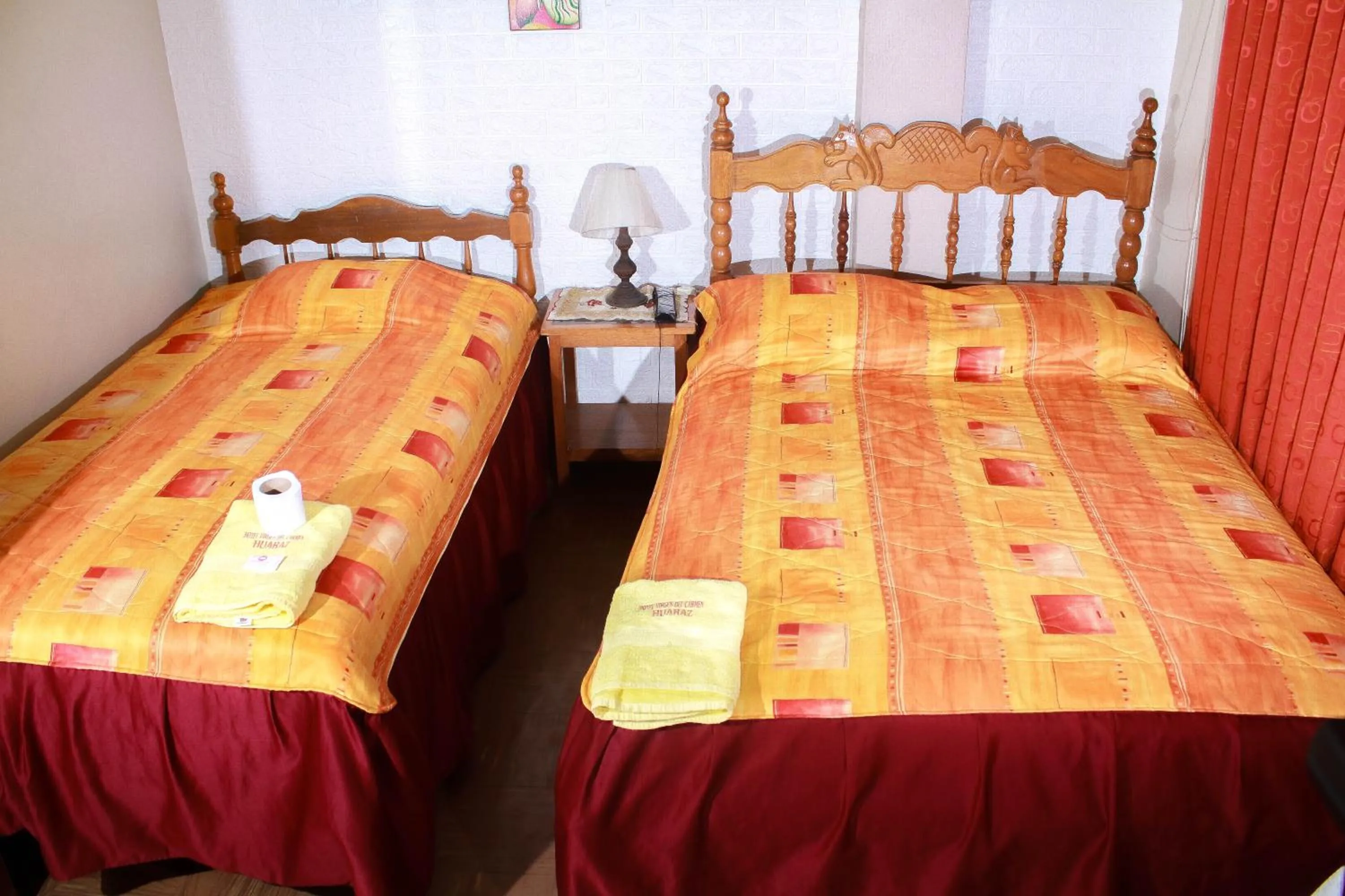 Bed in Hotel Virgen del Carmen - Huaraz
