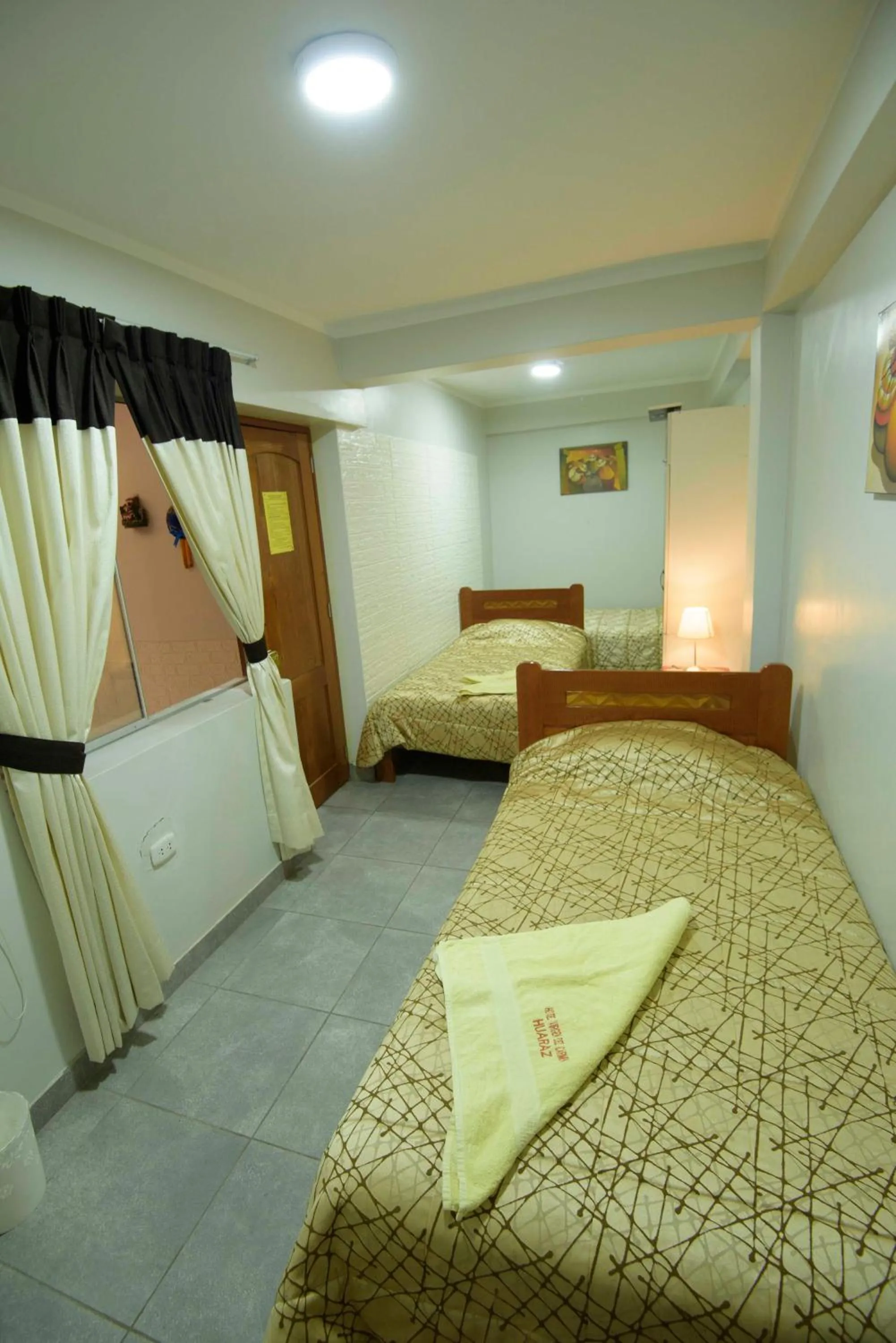 Bed in Hotel Virgen del Carmen - Huaraz