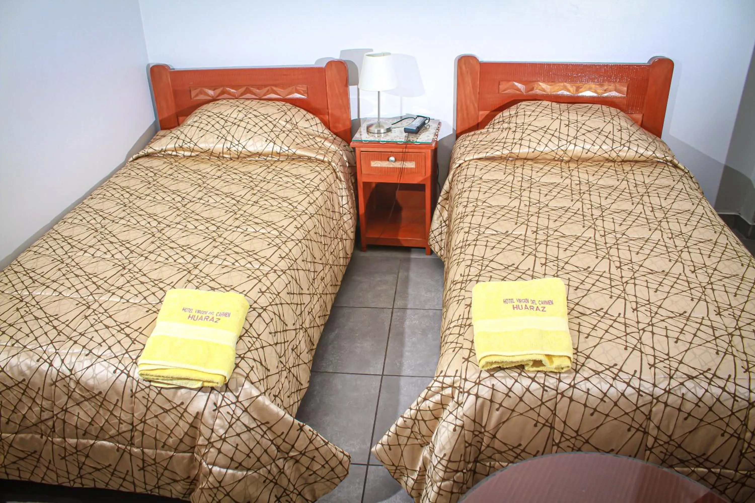 Bed in Hotel Virgen del Carmen - Huaraz