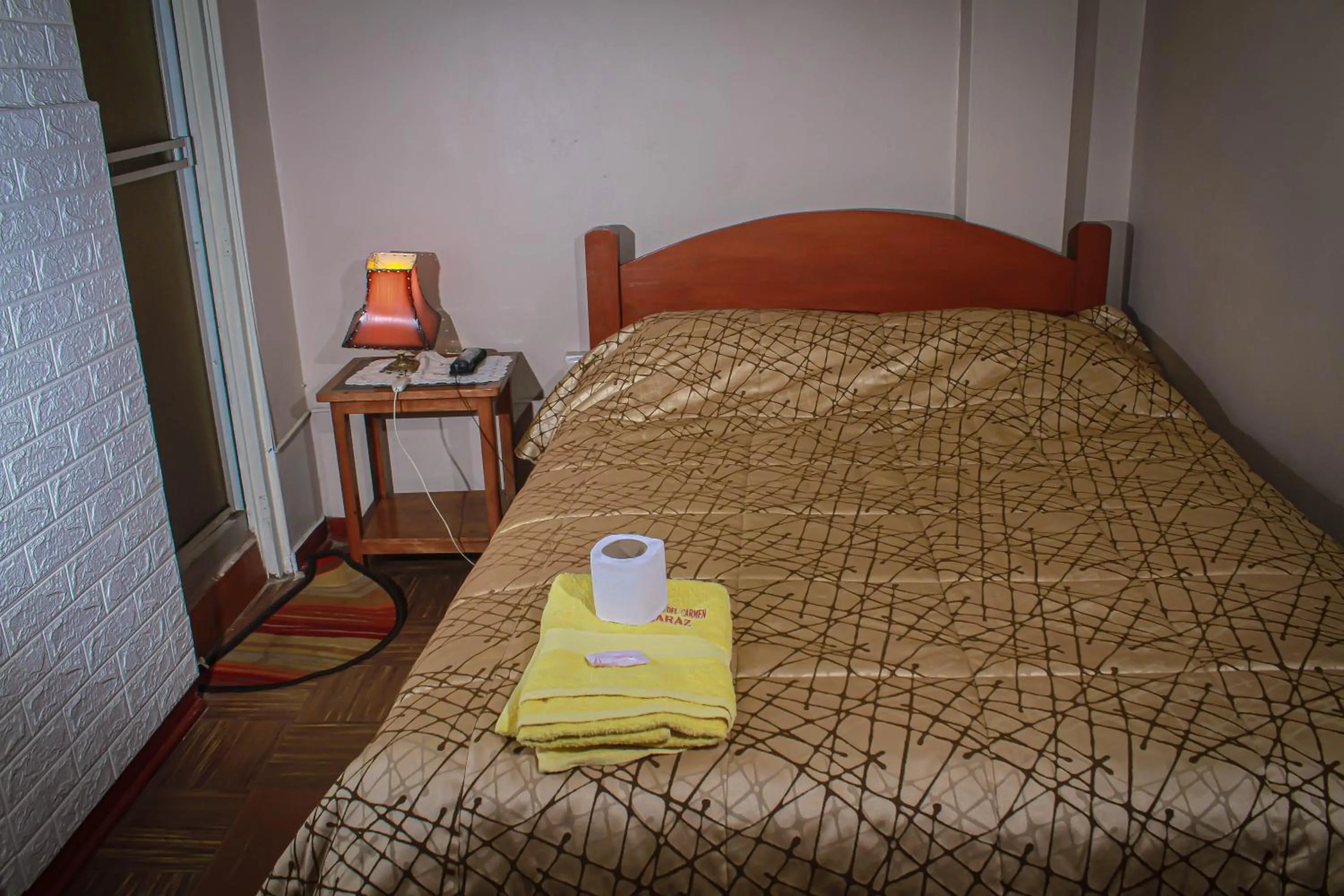 Bed in Hotel Virgen del Carmen - Huaraz