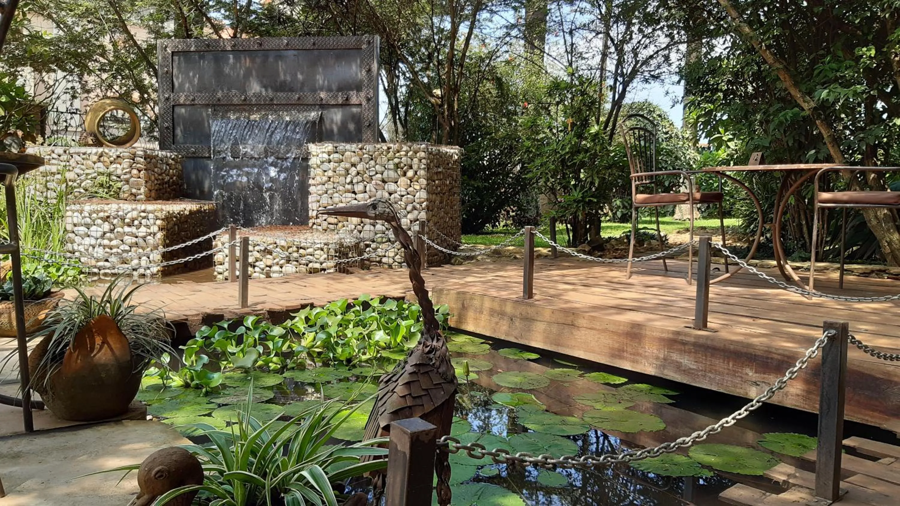 Garden in Gately Inn Entebbe