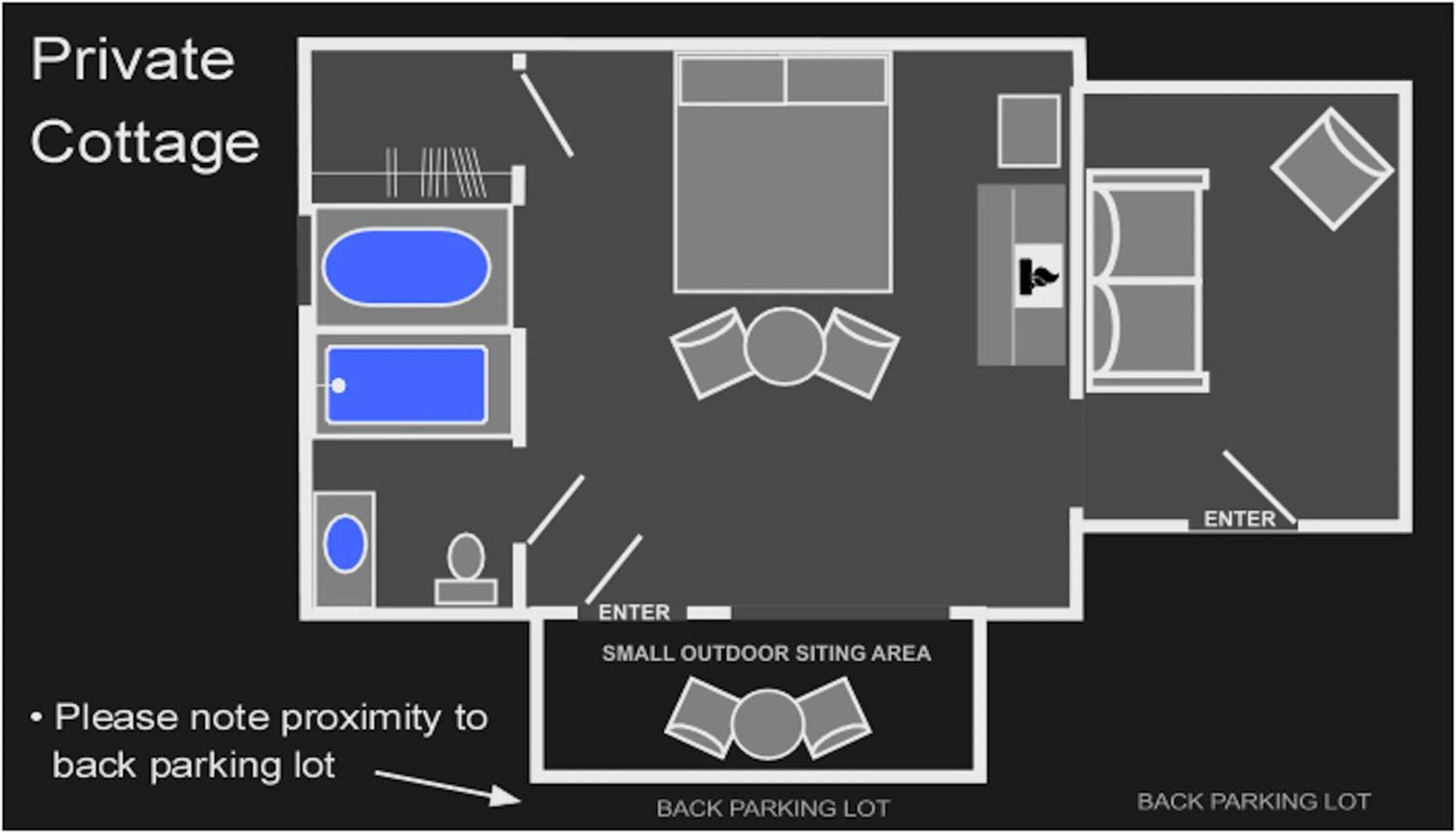 Floor plan in Cabernet House, an Old World Inn