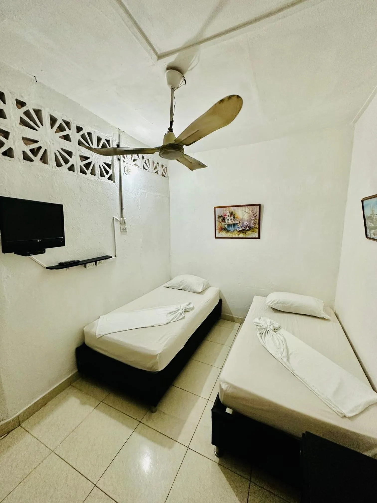 Bed in Hostal La Española de Getsemani