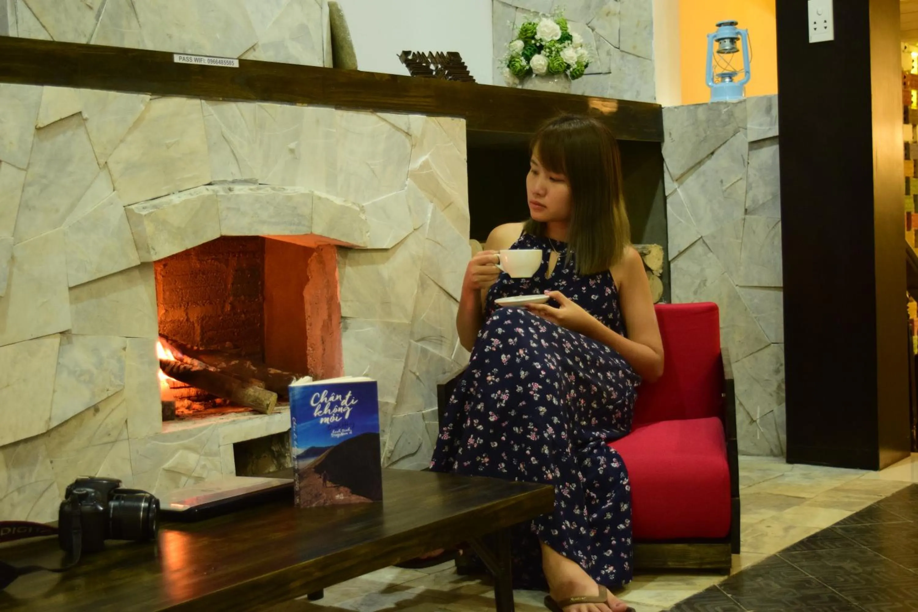 Decorative detail in Phuong Nam Hotel