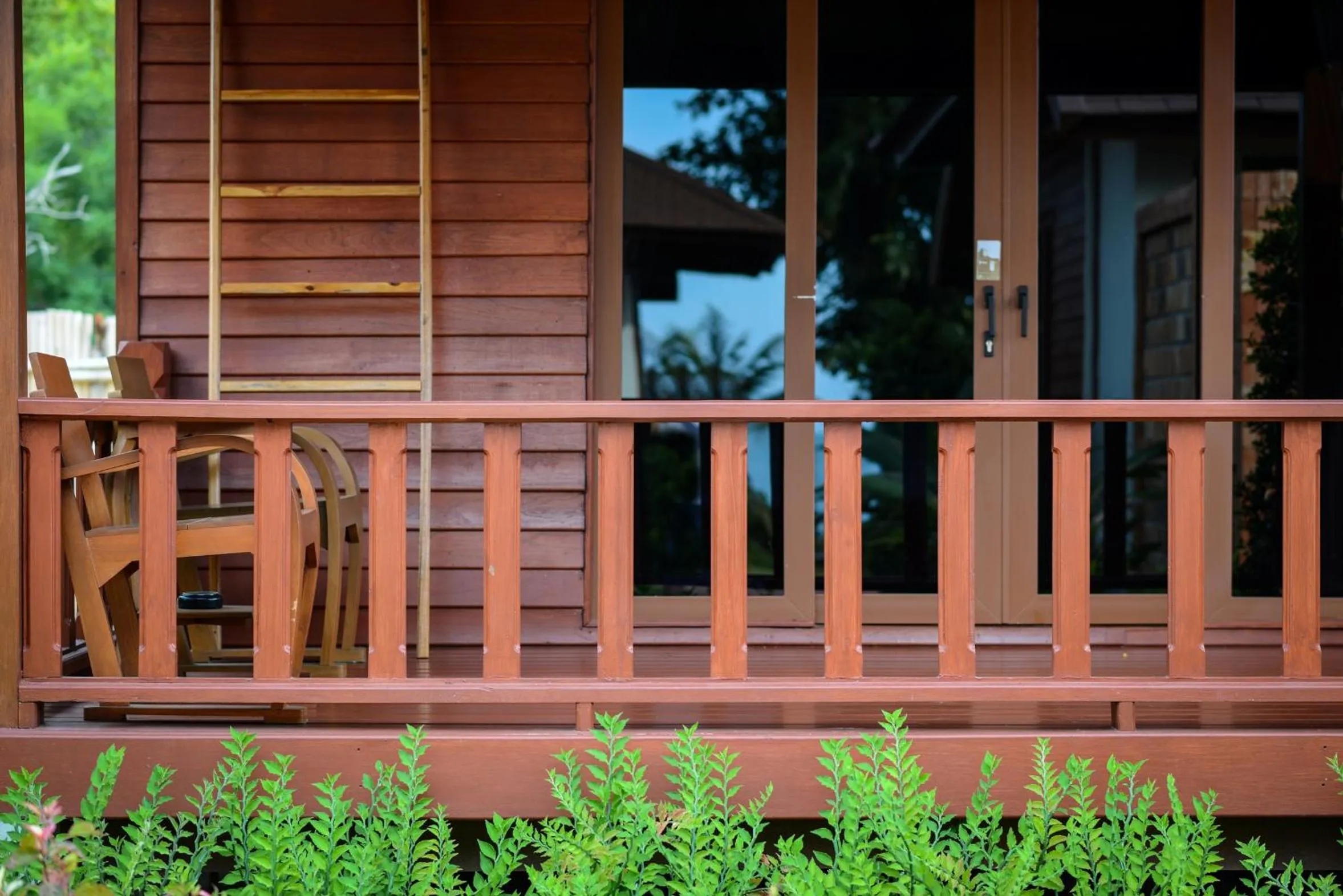 Balcony/Terrace in PingChan Koh Phangan Beachfront Resort