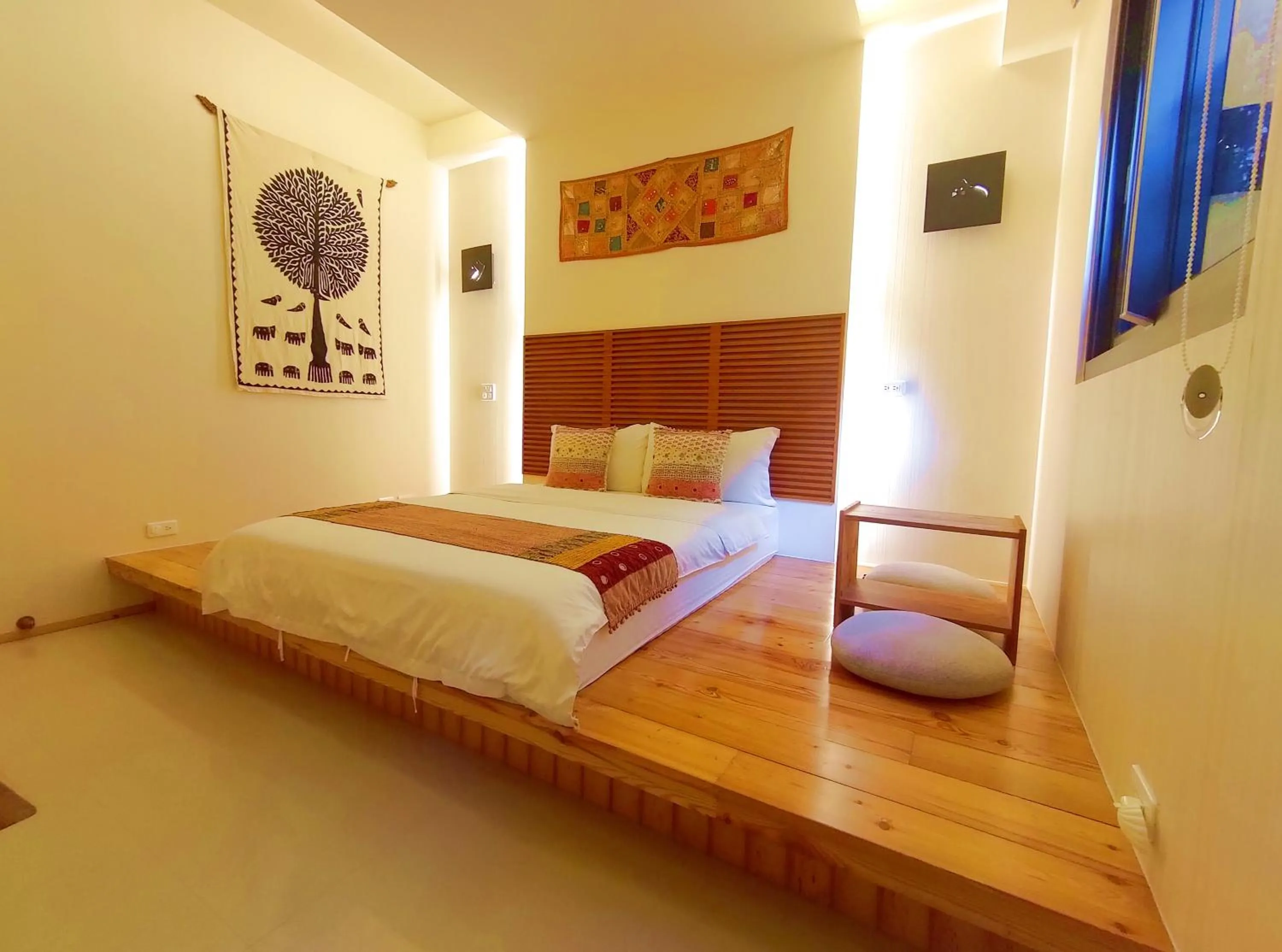 Bedroom, Bed in Jiaoxi Song Tian B&B