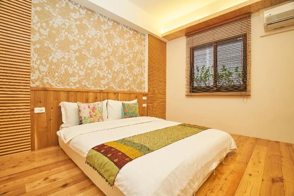Bed in Jiaoxi Song Tian B&B