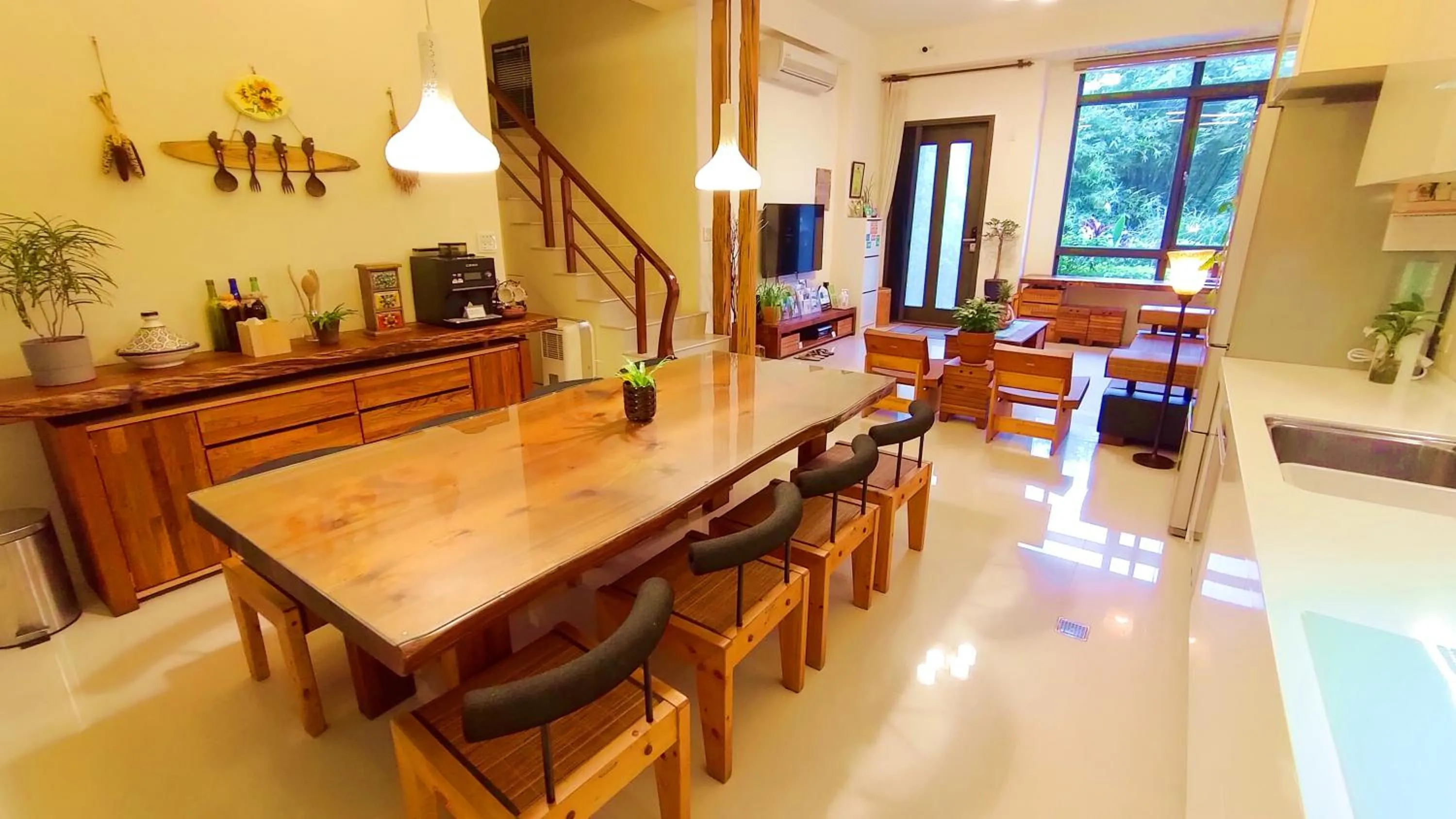 Living room in Jiaoxi Song Tian B&B