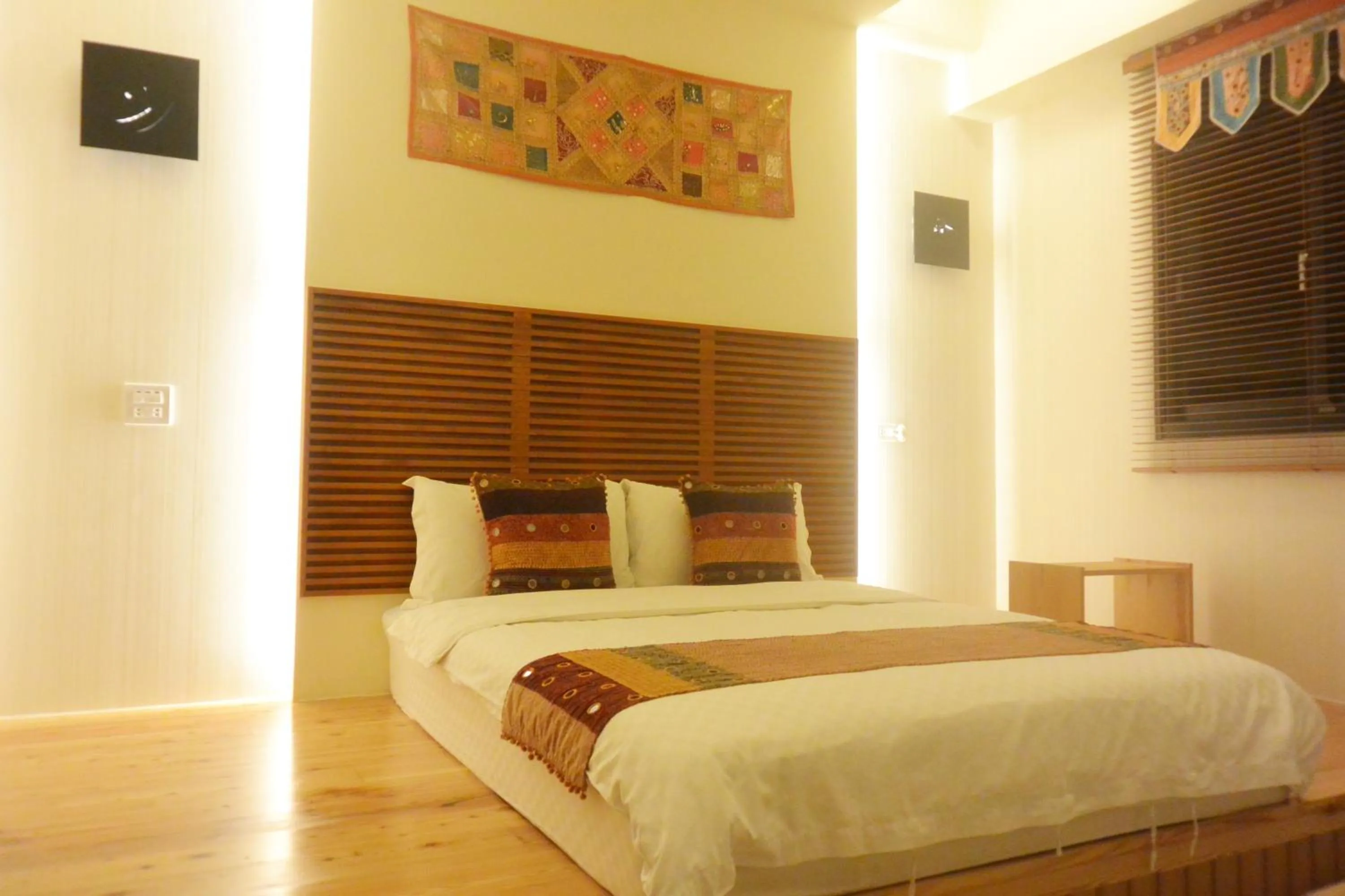 bunk bed, Bed in Jiaoxi Song Tian B&B