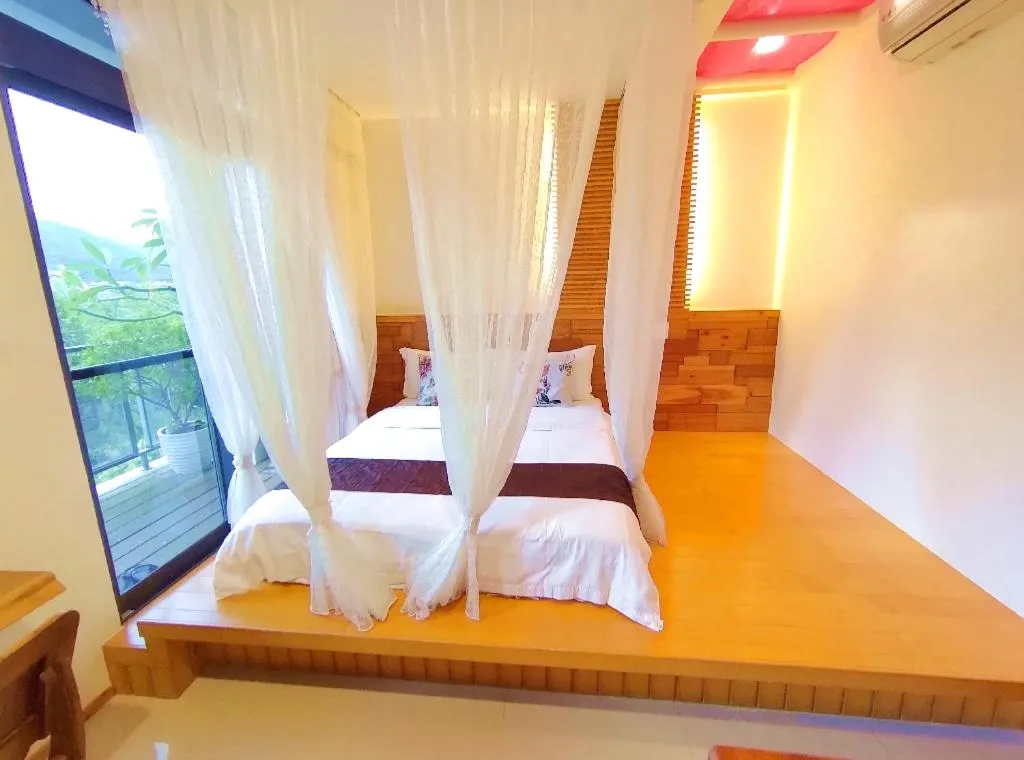 Bed in Jiaoxi Song Tian B&B