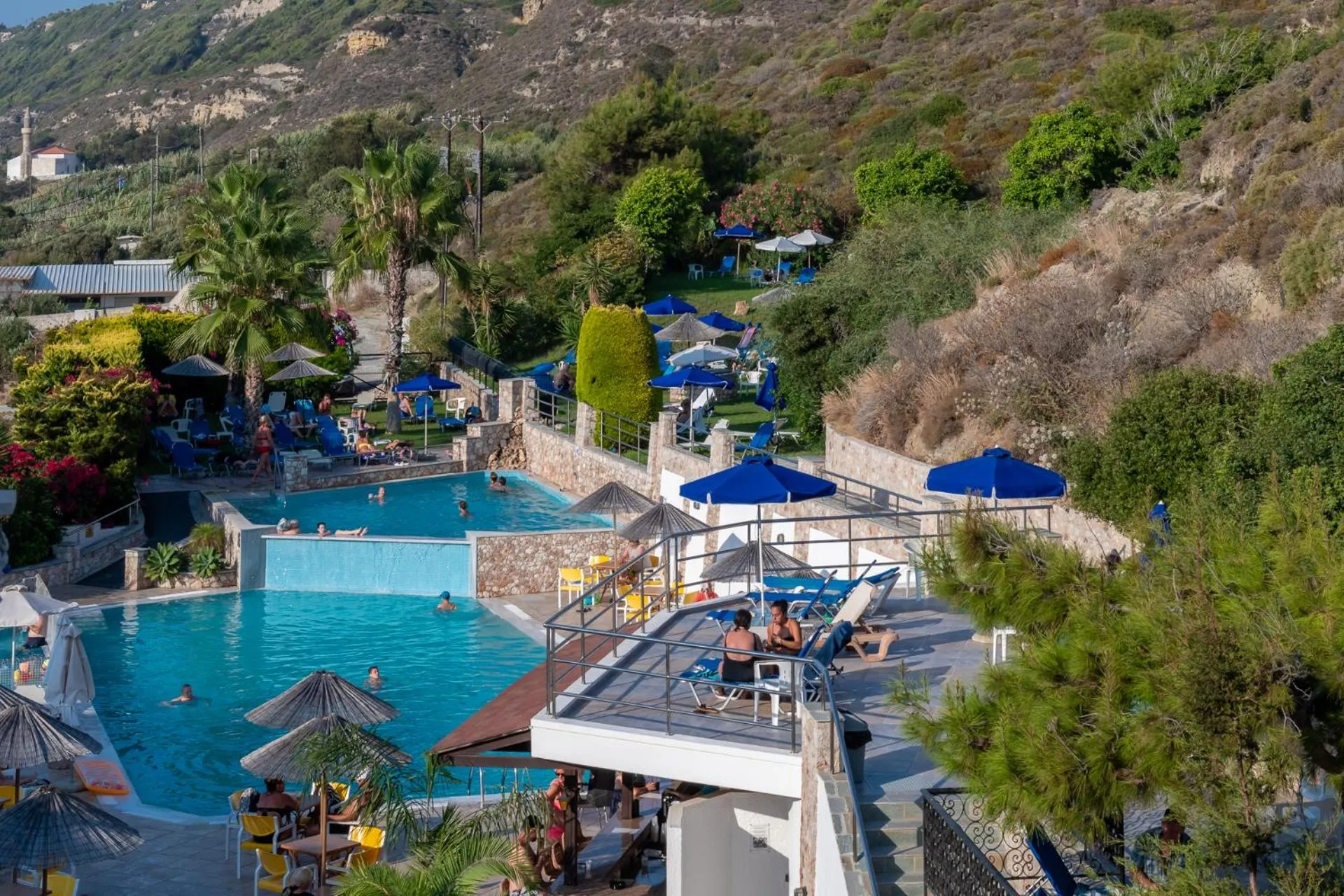 Pool view in Sirene Beach Hotel