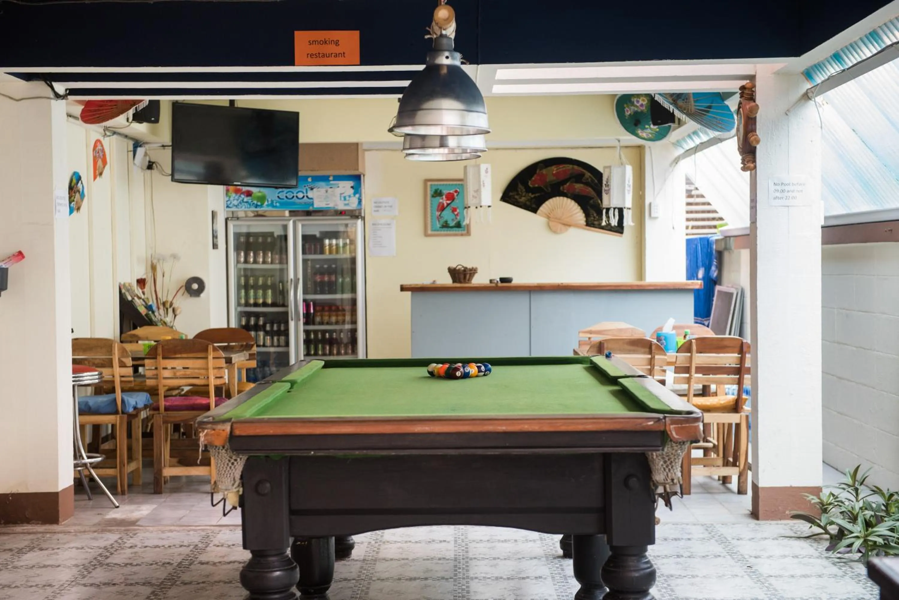 Billiard in Dutch Guest้้house Chiang Mai