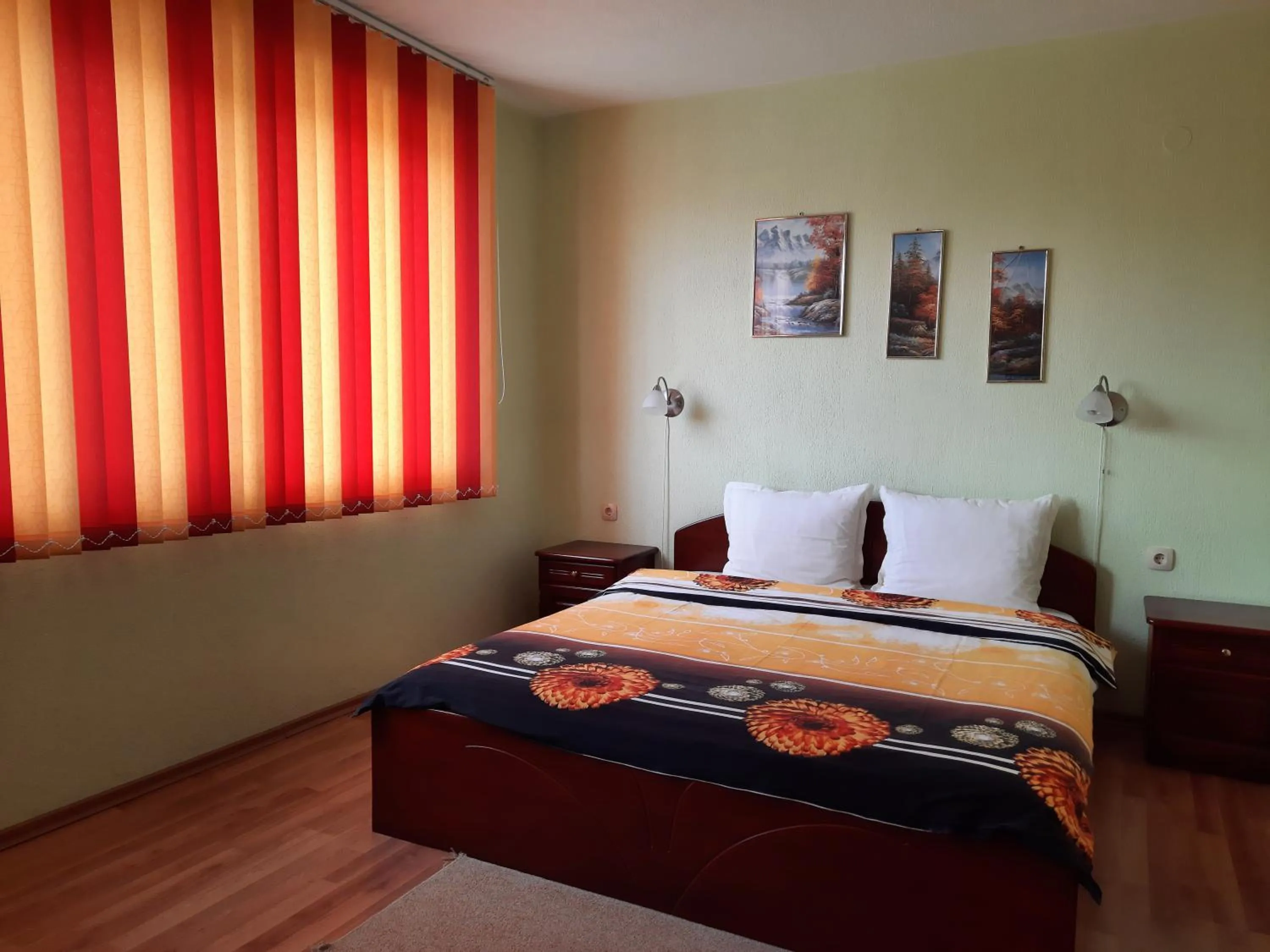 Bed in Motel Elegance