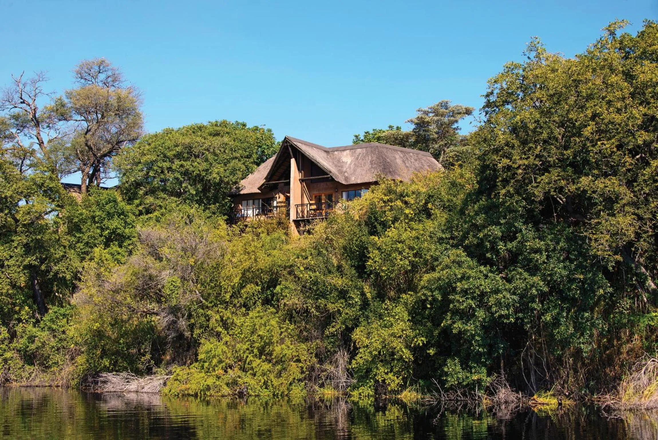 Property building in Gondwana Namushasha River Lodge