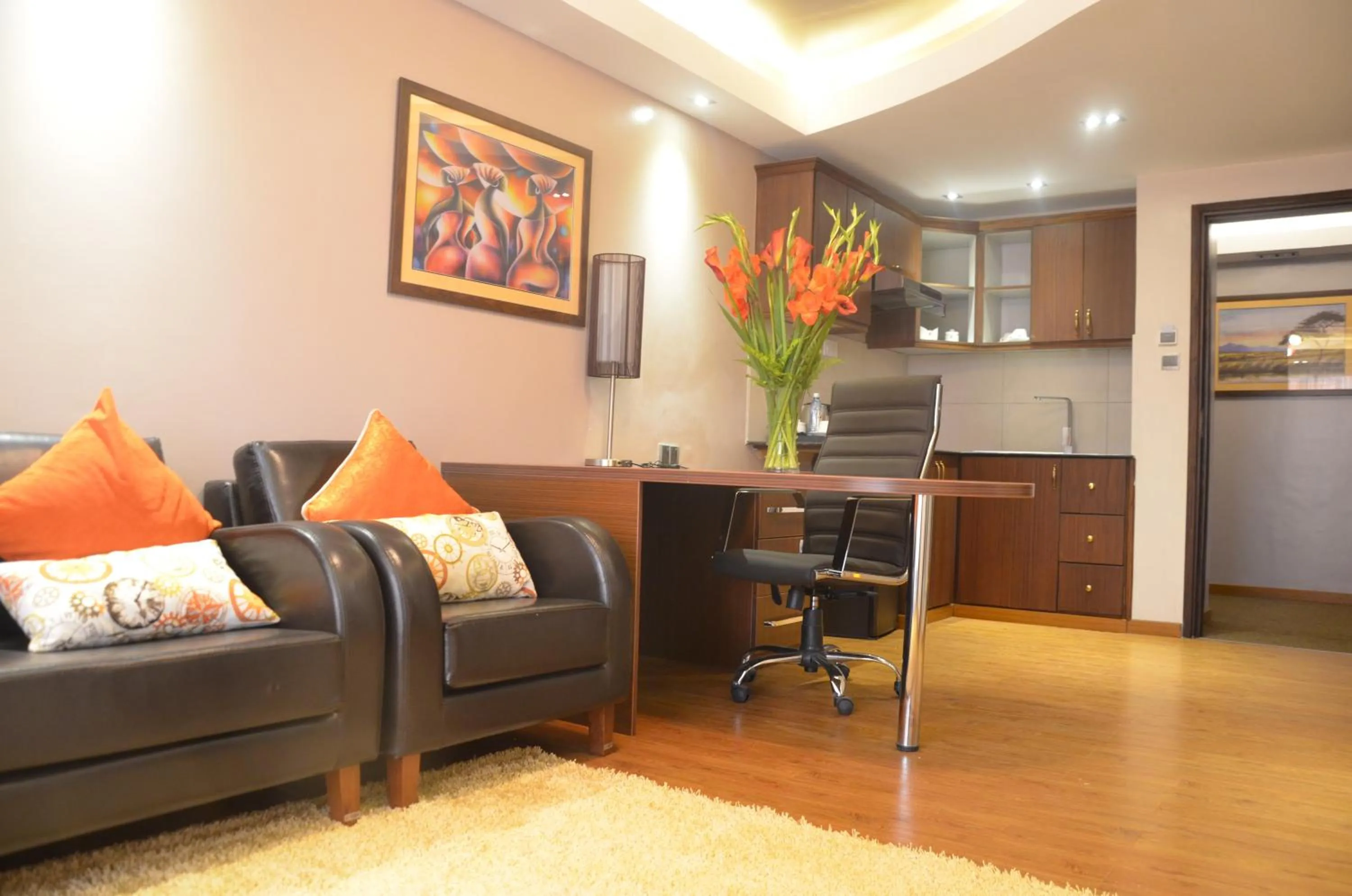 Living room in Ngong Hills Hotel