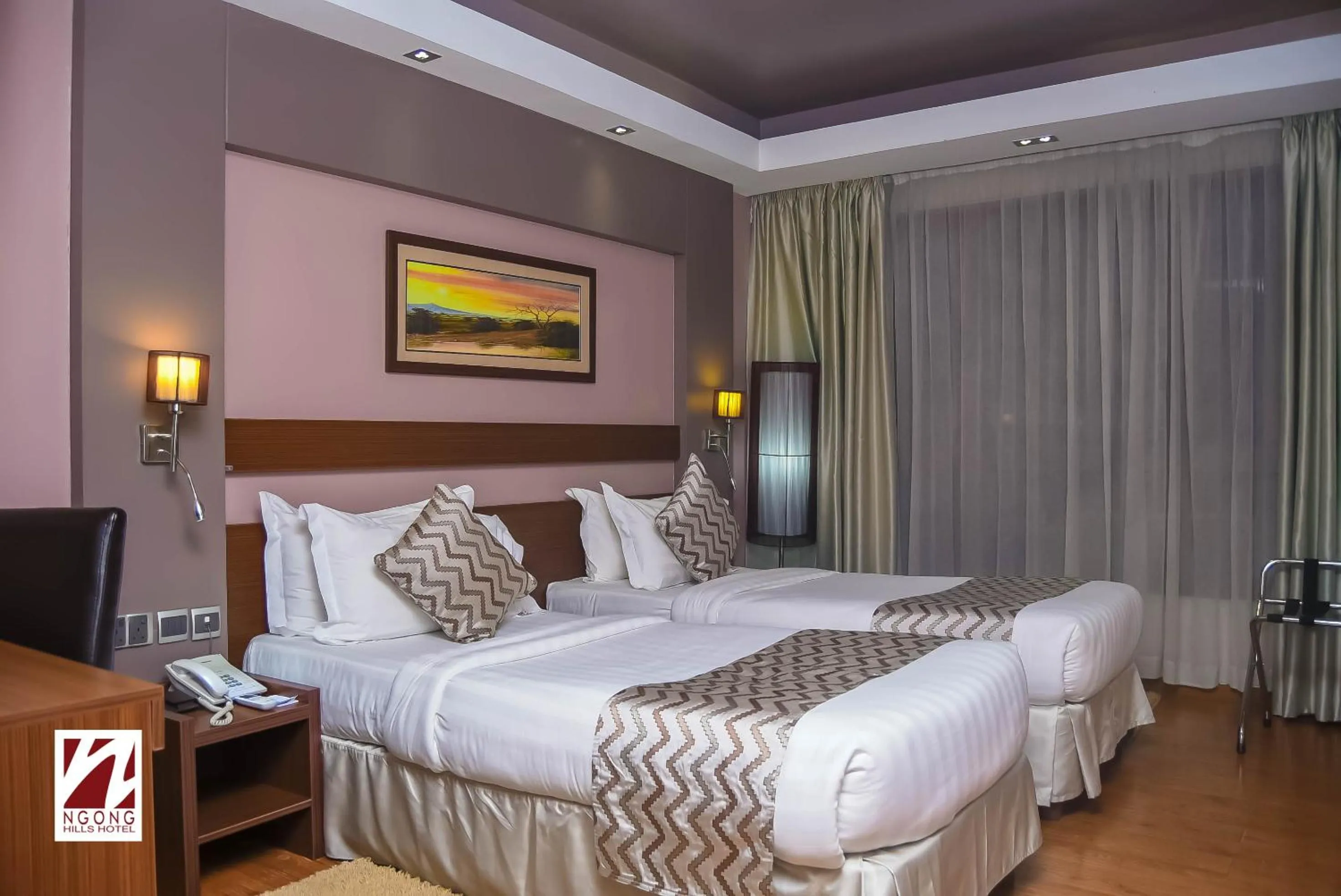 Bed in Ngong Hills Hotel