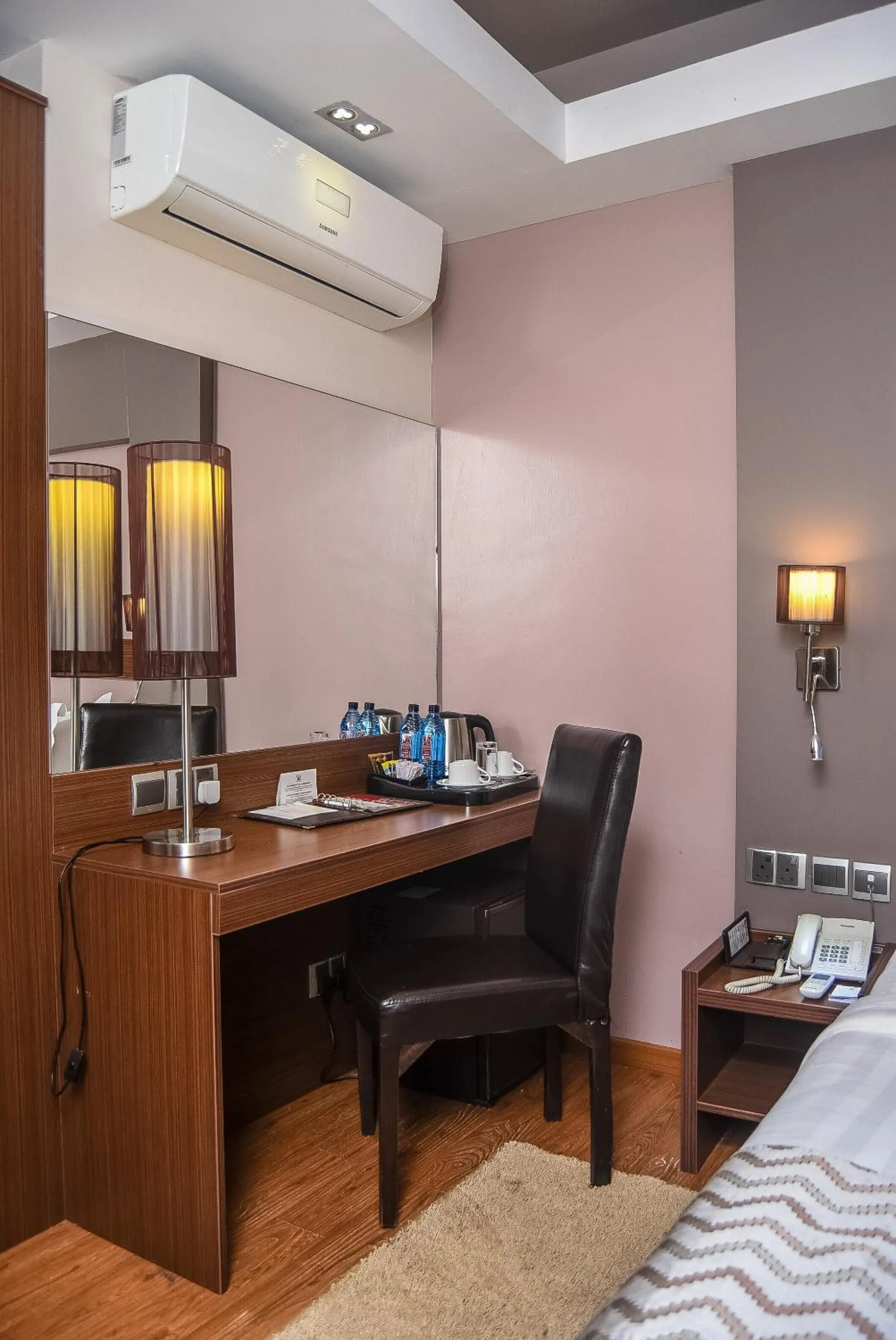 air conditioner, Bed in Ngong Hills Hotel