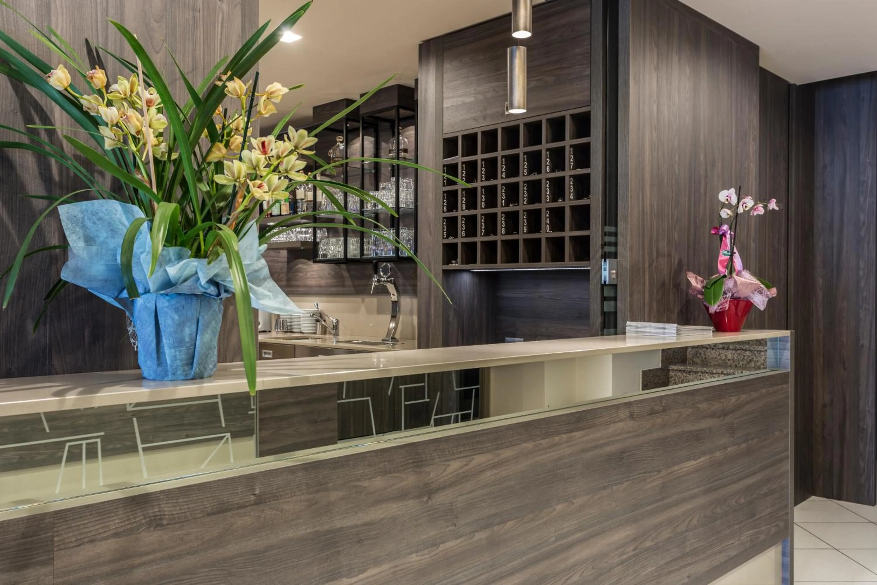 Lobby or reception in Hotel Veronesi