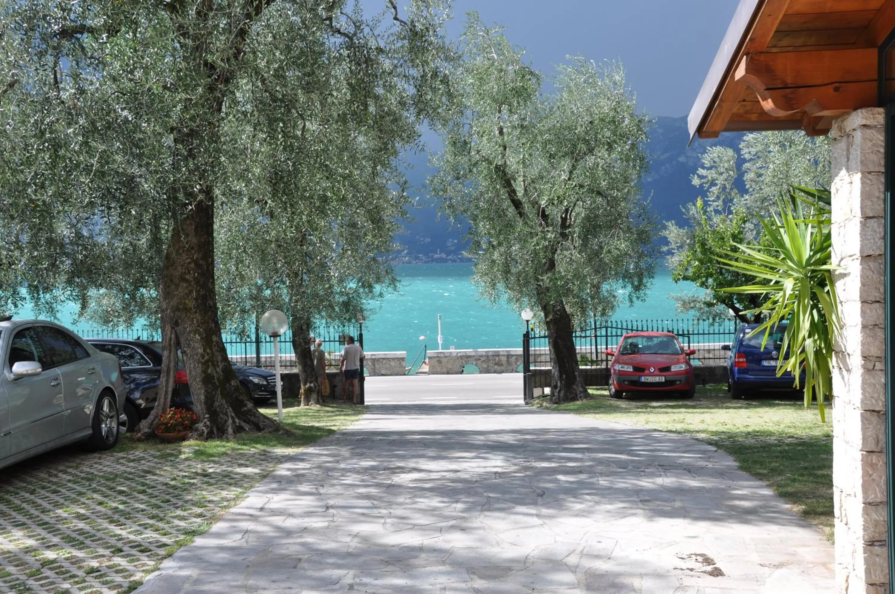 Garden view in Hotel Veronesi