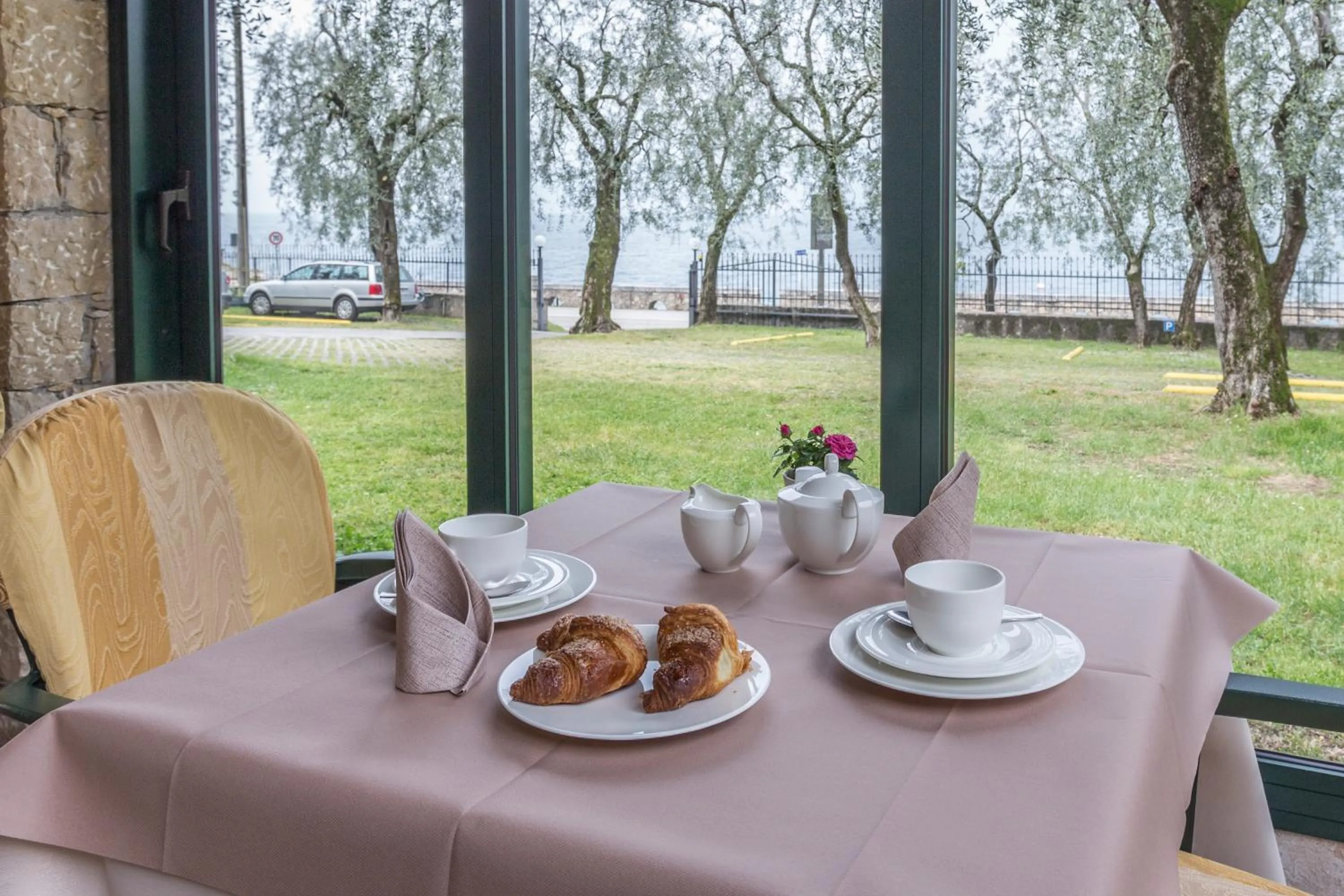 Garden view in Hotel Veronesi