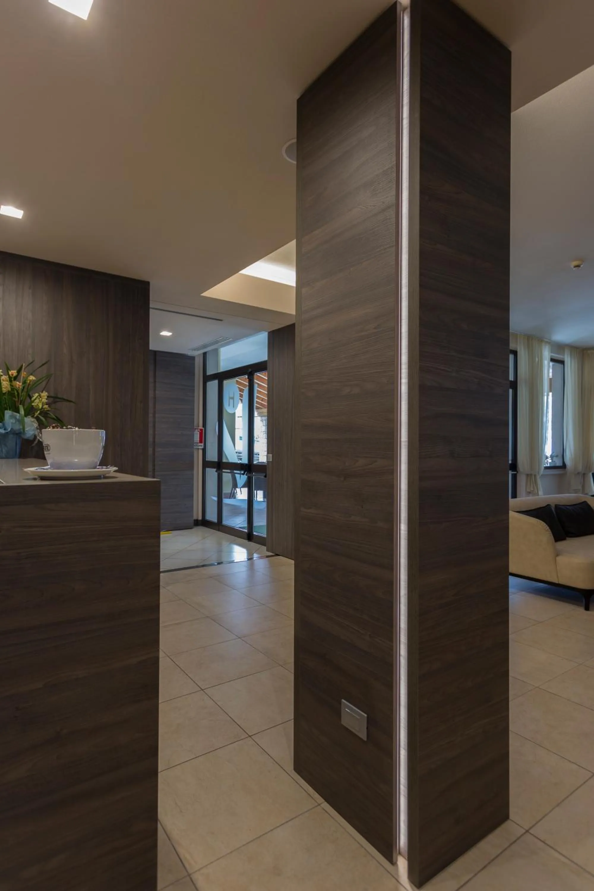 Lobby or reception in Hotel Veronesi