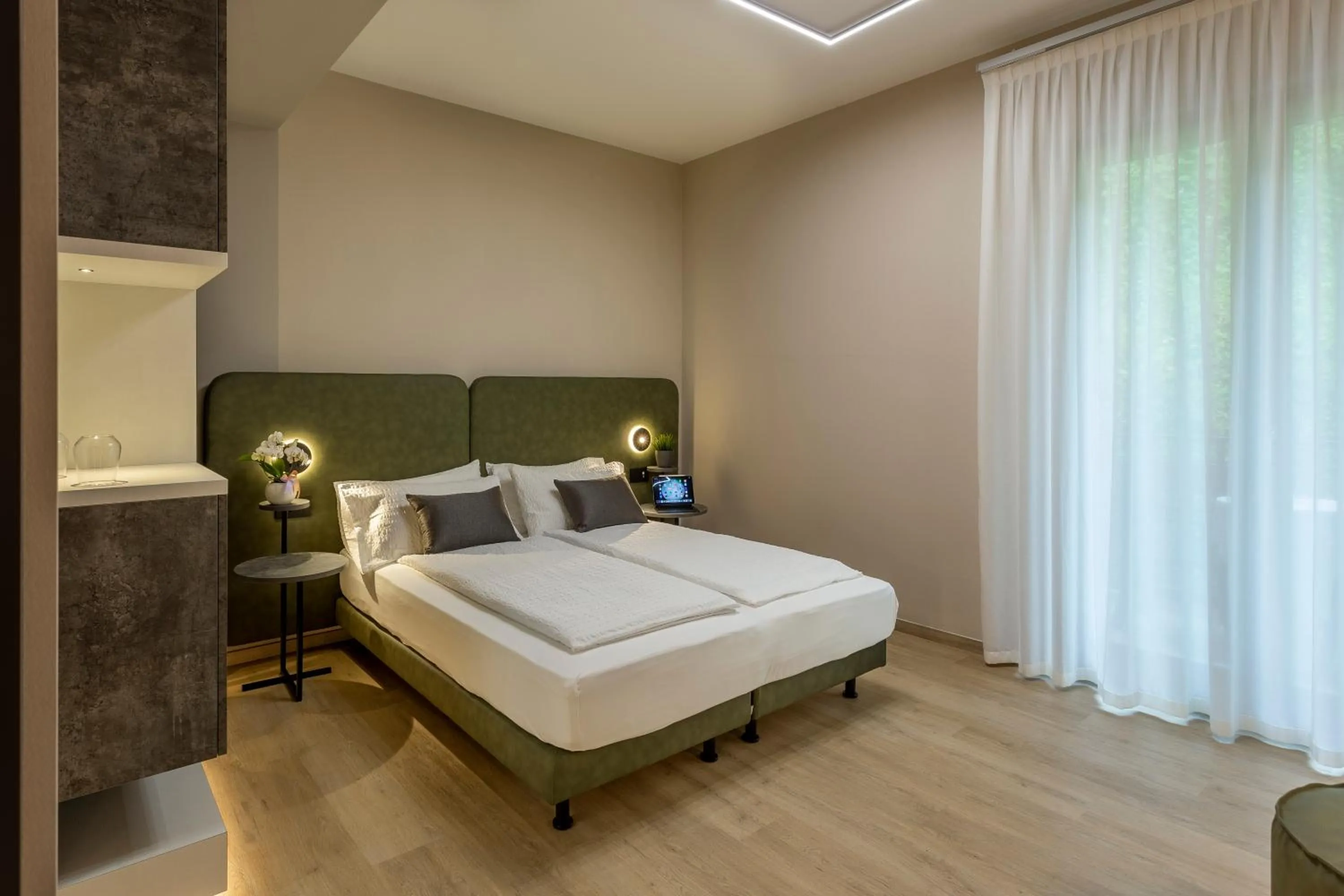 Bed in Hotel Veronesi