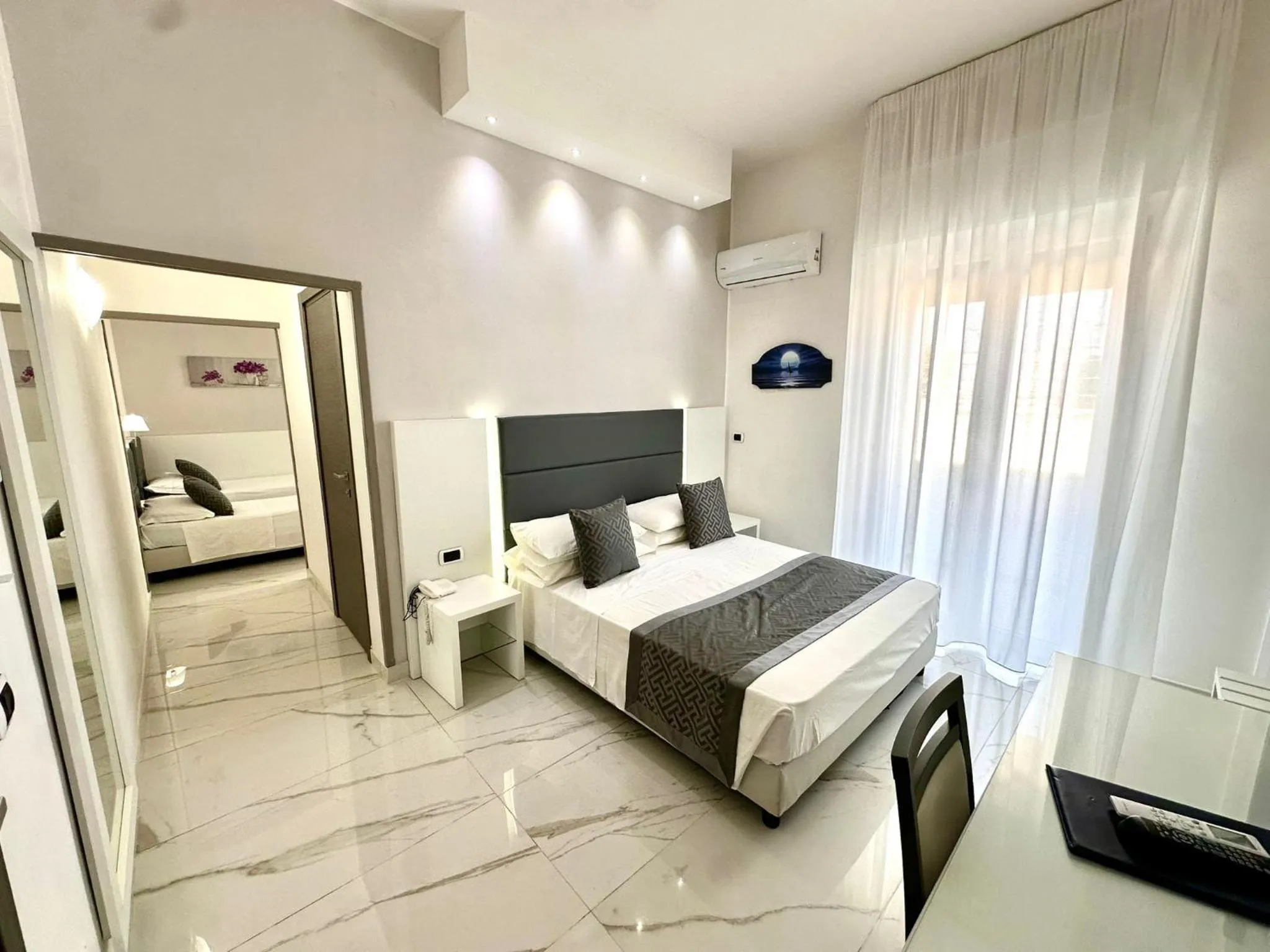 Bedroom in Hotel Blu