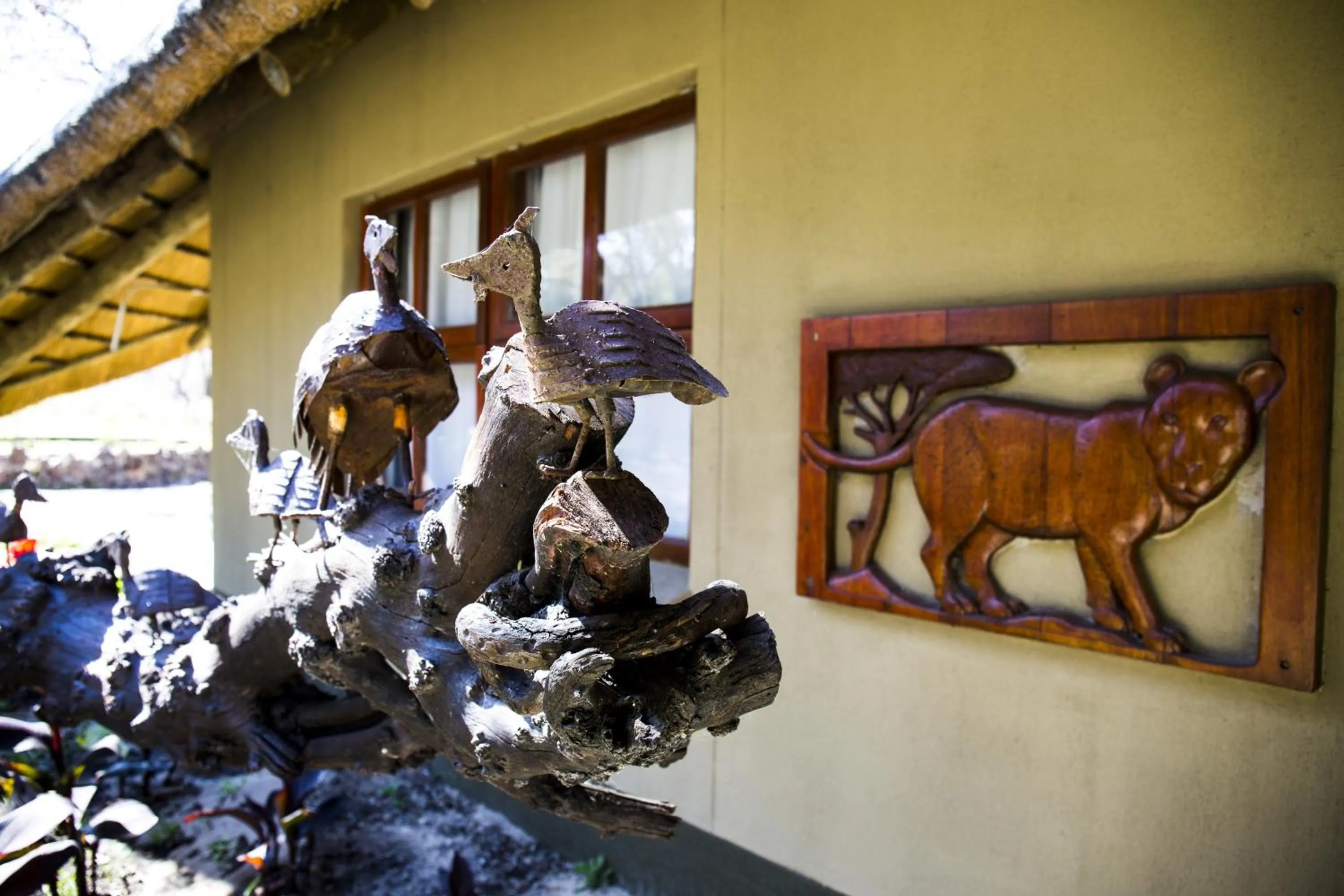 Decorative detail in Gondwana Hakusembe River Lodge