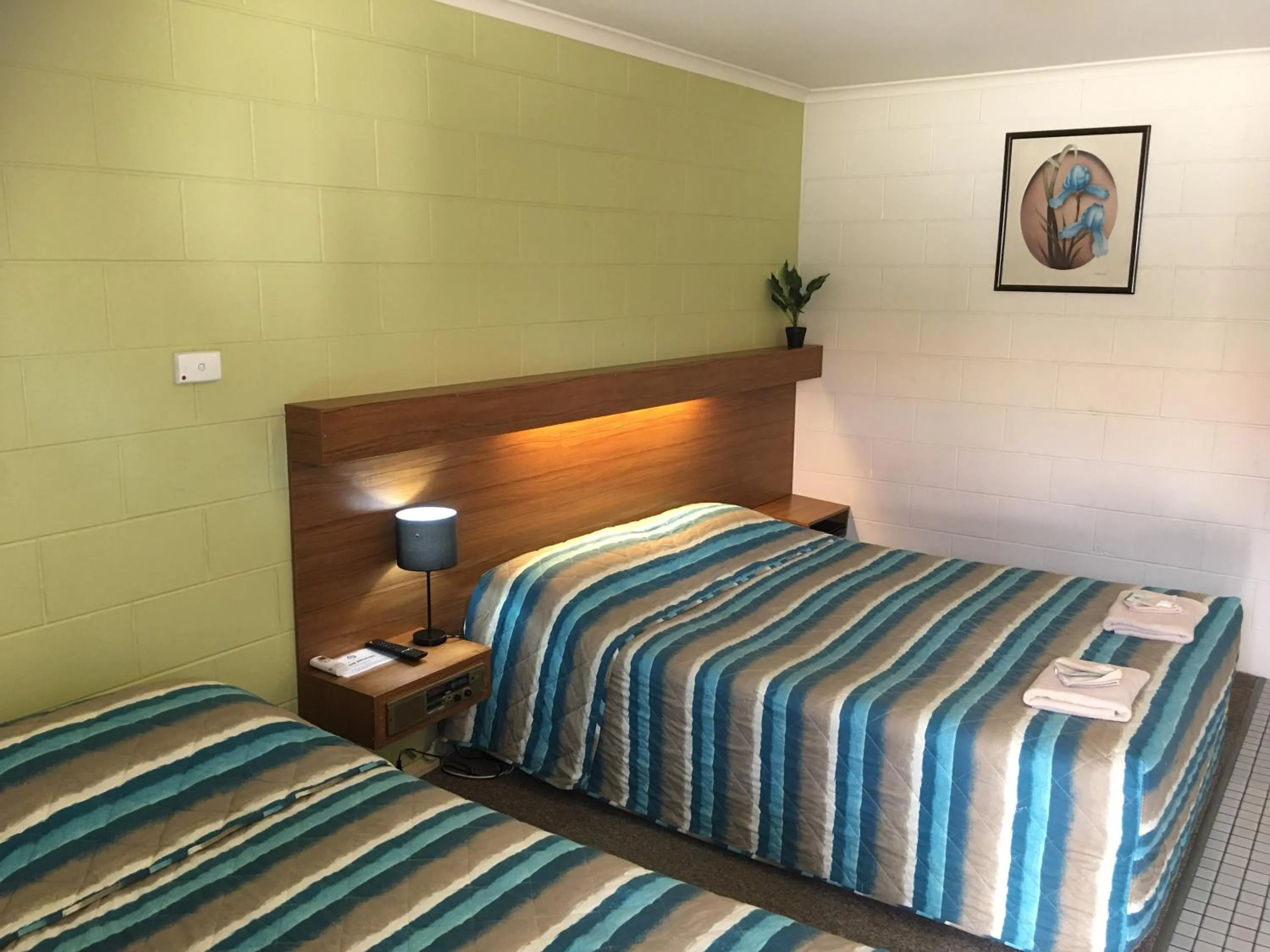 Property building, Bed in Albury Central Motel