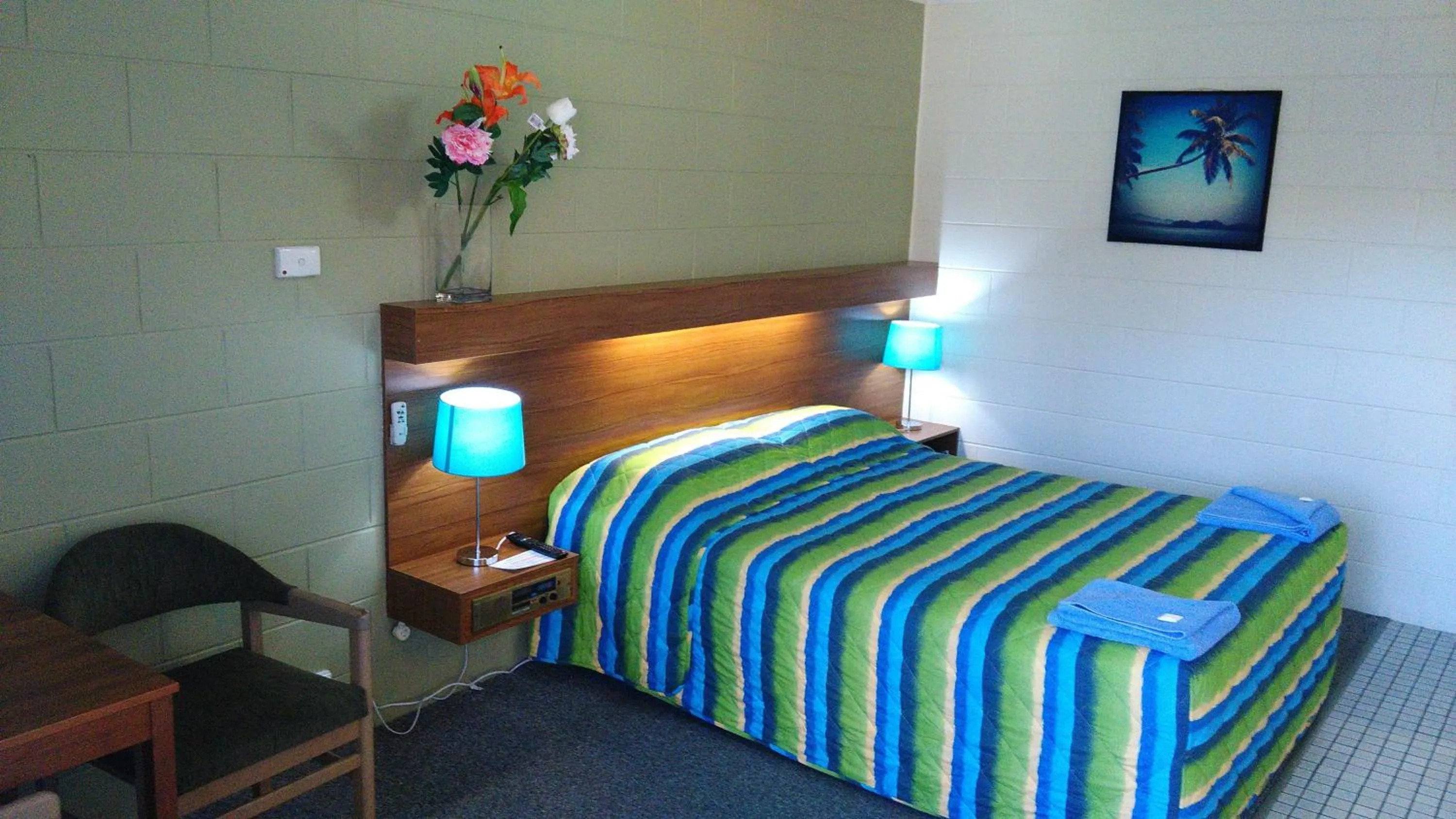 Bedroom, Bed in Albury Central Motel
