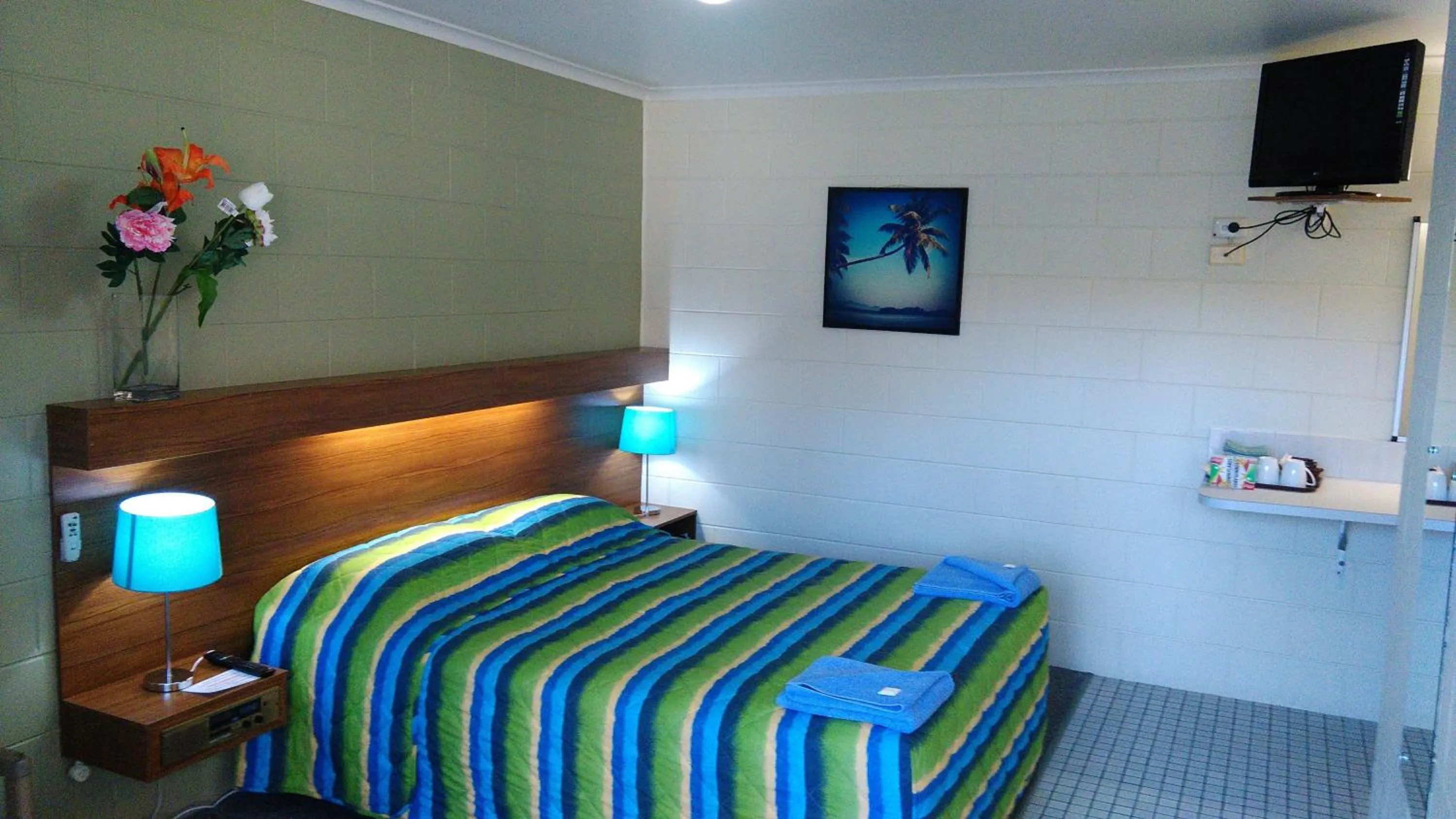 Bedroom, Bed in Albury Central Motel