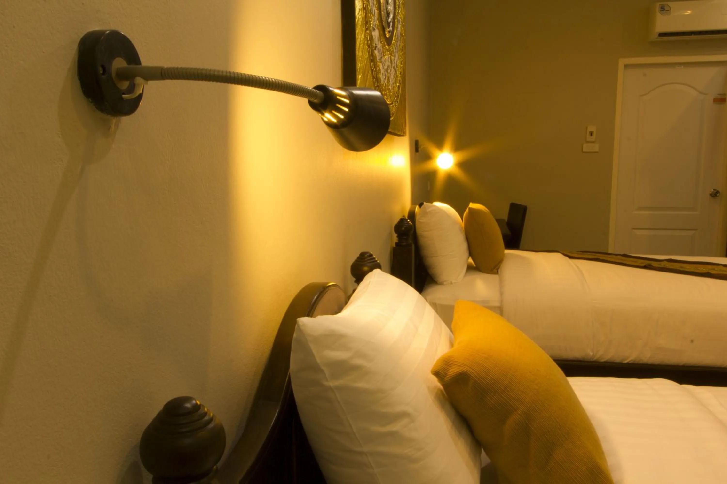 Decorative detail, Bed in The Rise Resort