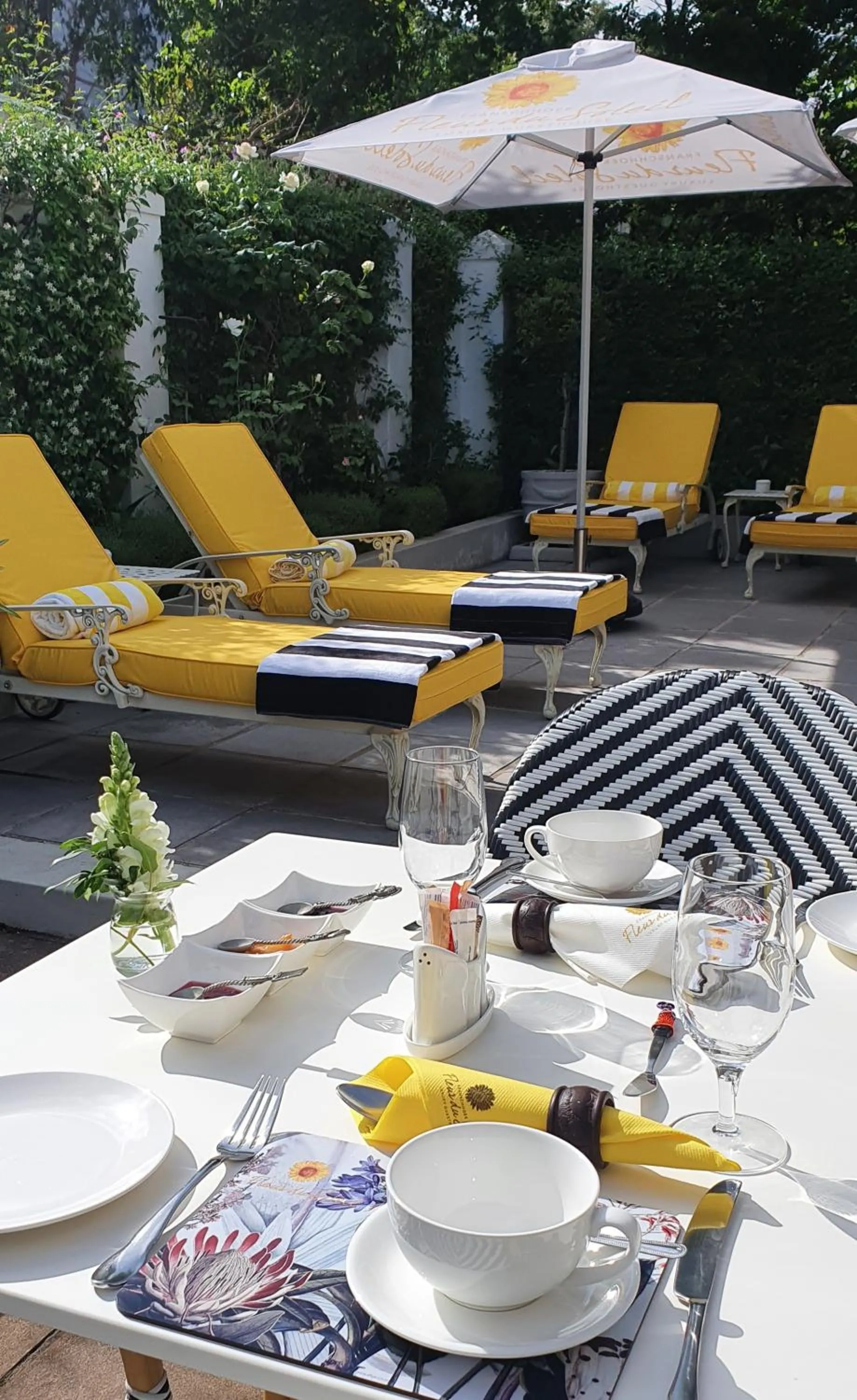 Patio in Fleur du Soleil Luxury Guesthouse