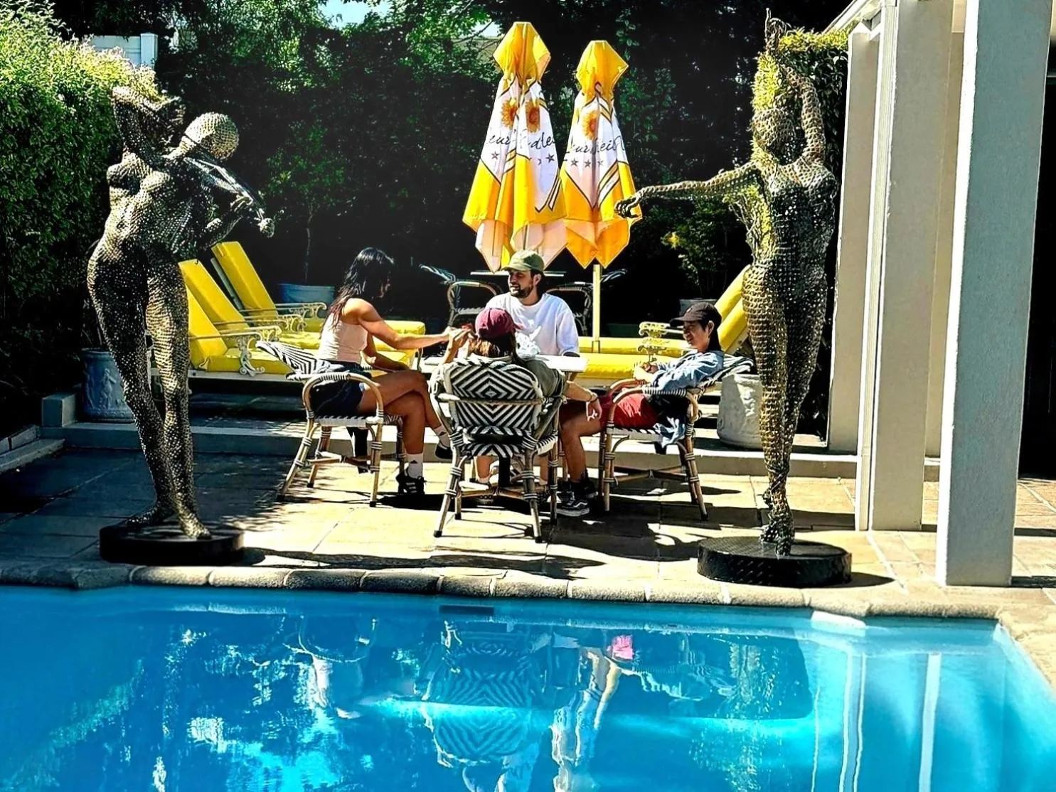 Patio in Fleur du Soleil Luxury Guesthouse