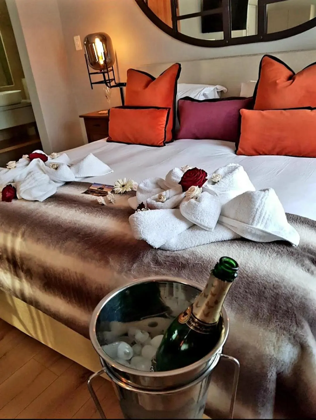 Decorative detail, Bed in Fleur du Soleil Luxury Guesthouse