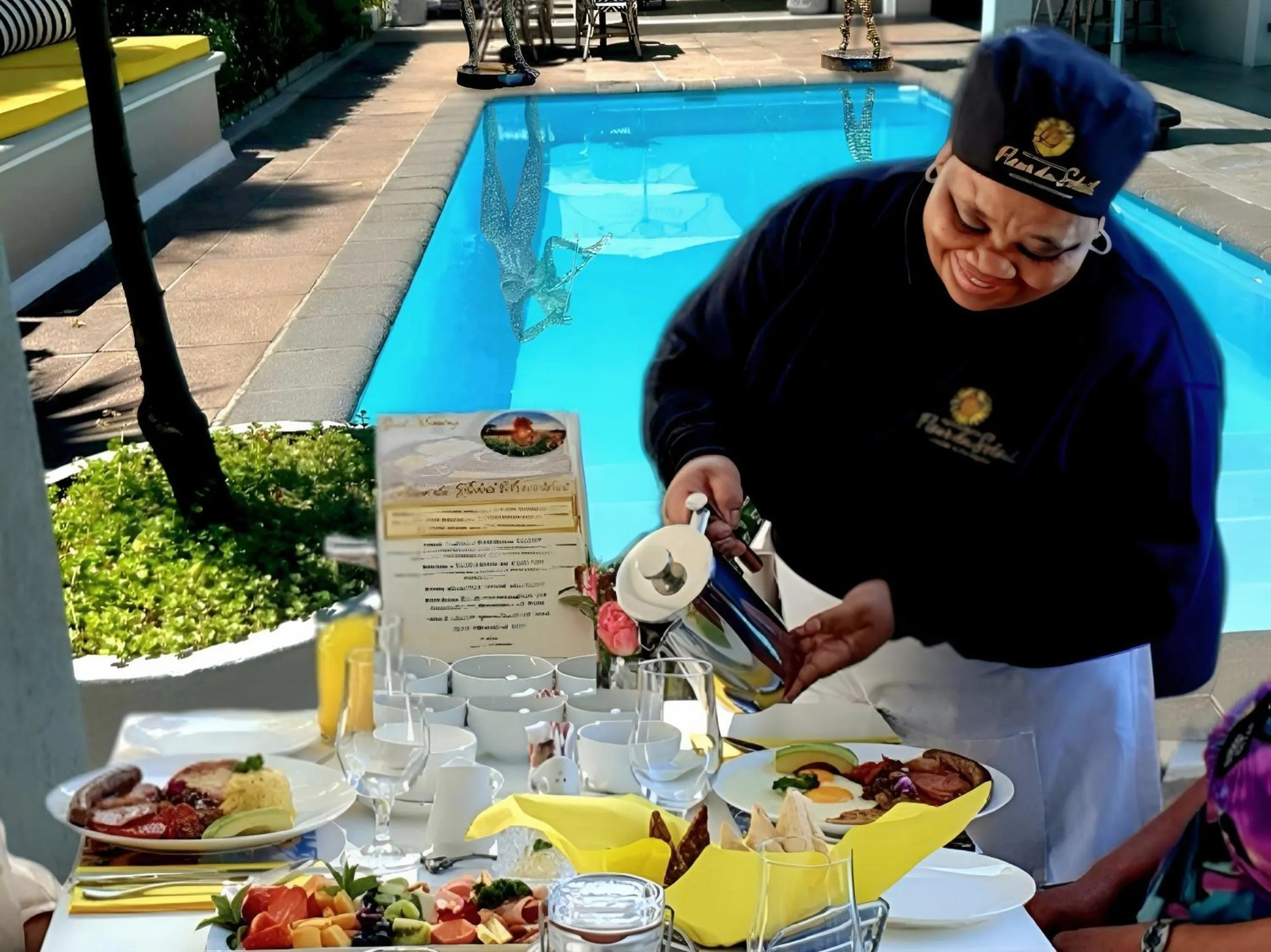 Staff in Fleur du Soleil Luxury Guesthouse