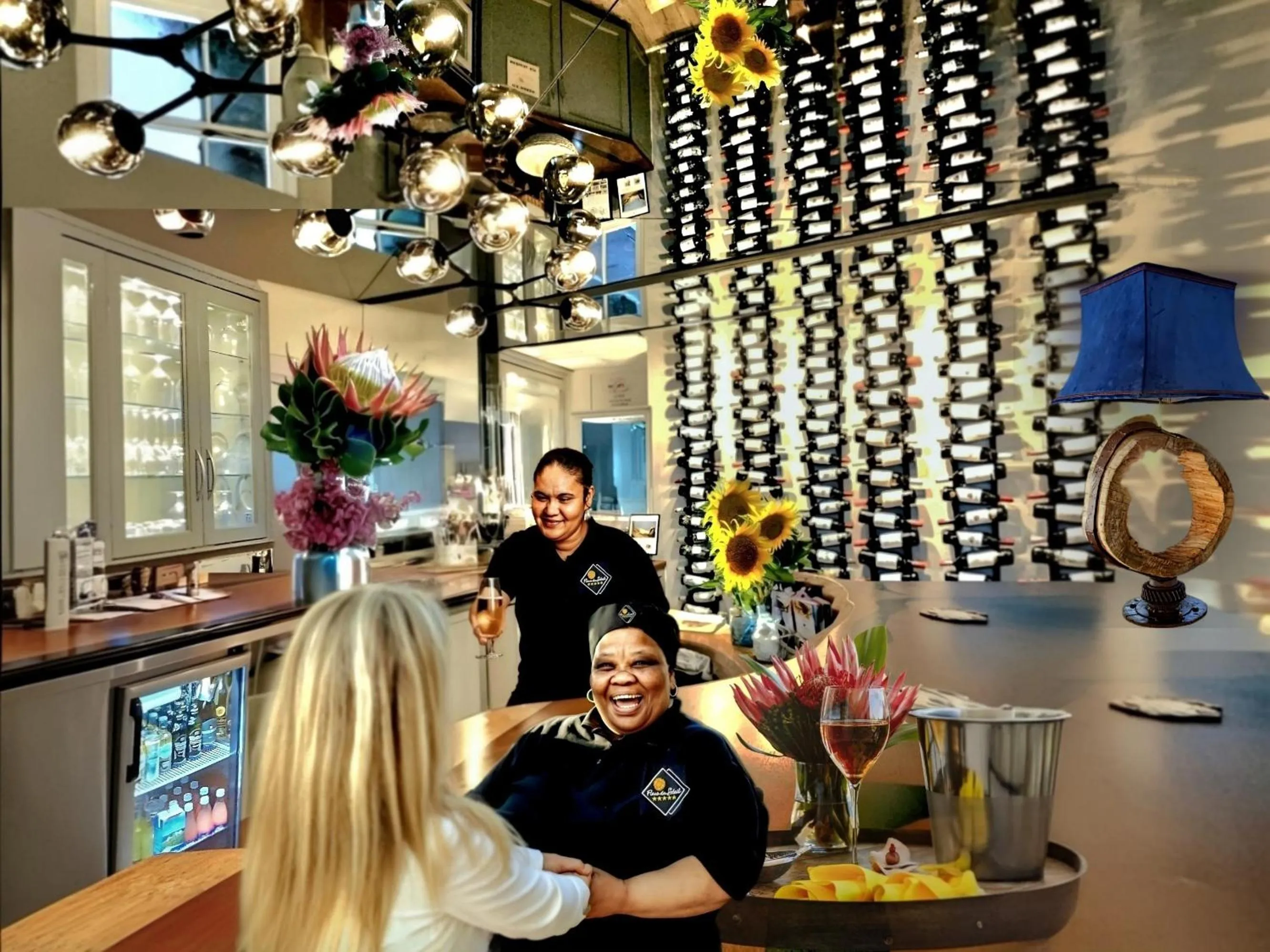 Staff in Fleur du Soleil Luxury Guesthouse