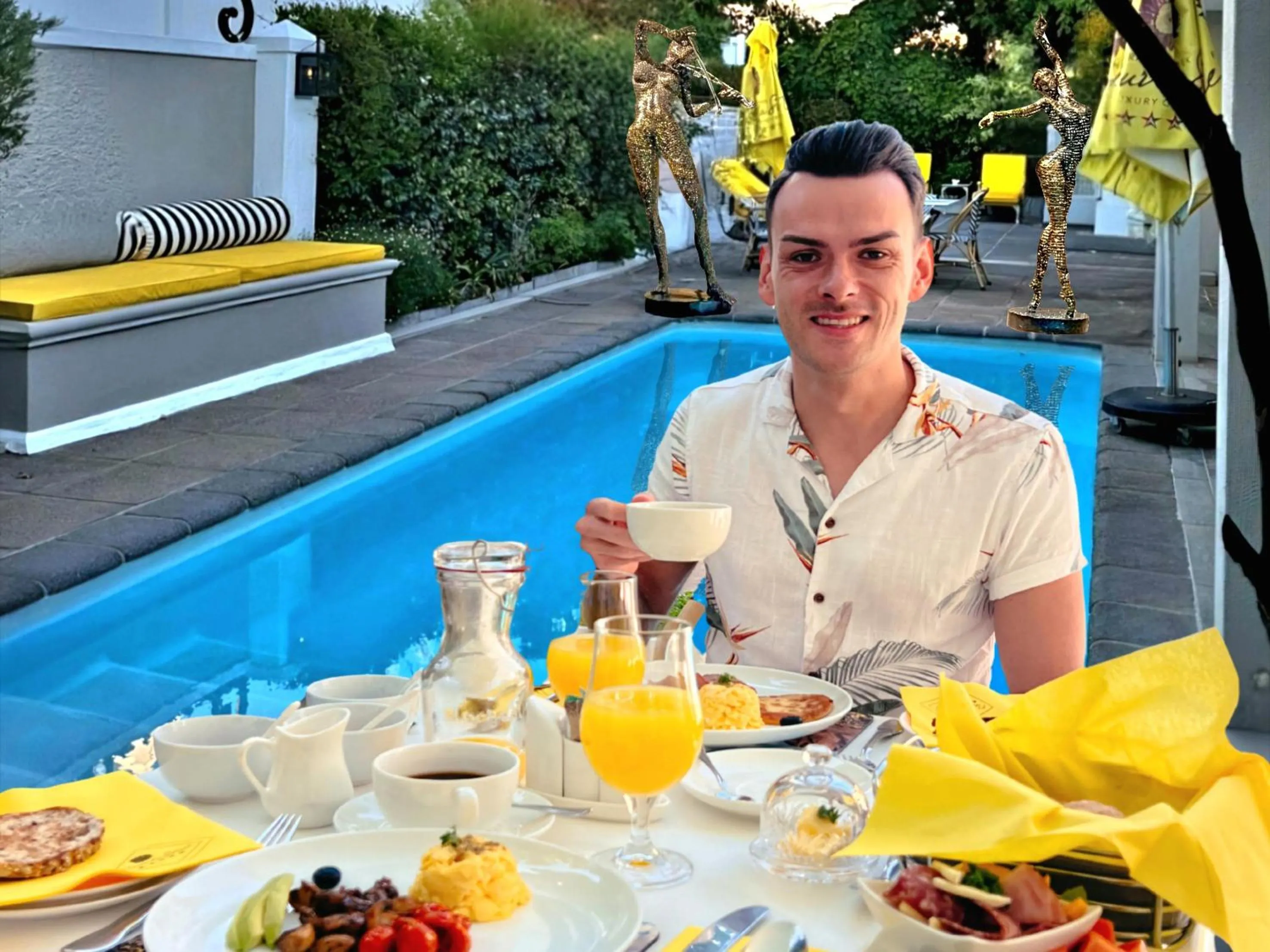 Patio in Fleur du Soleil Luxury Guesthouse