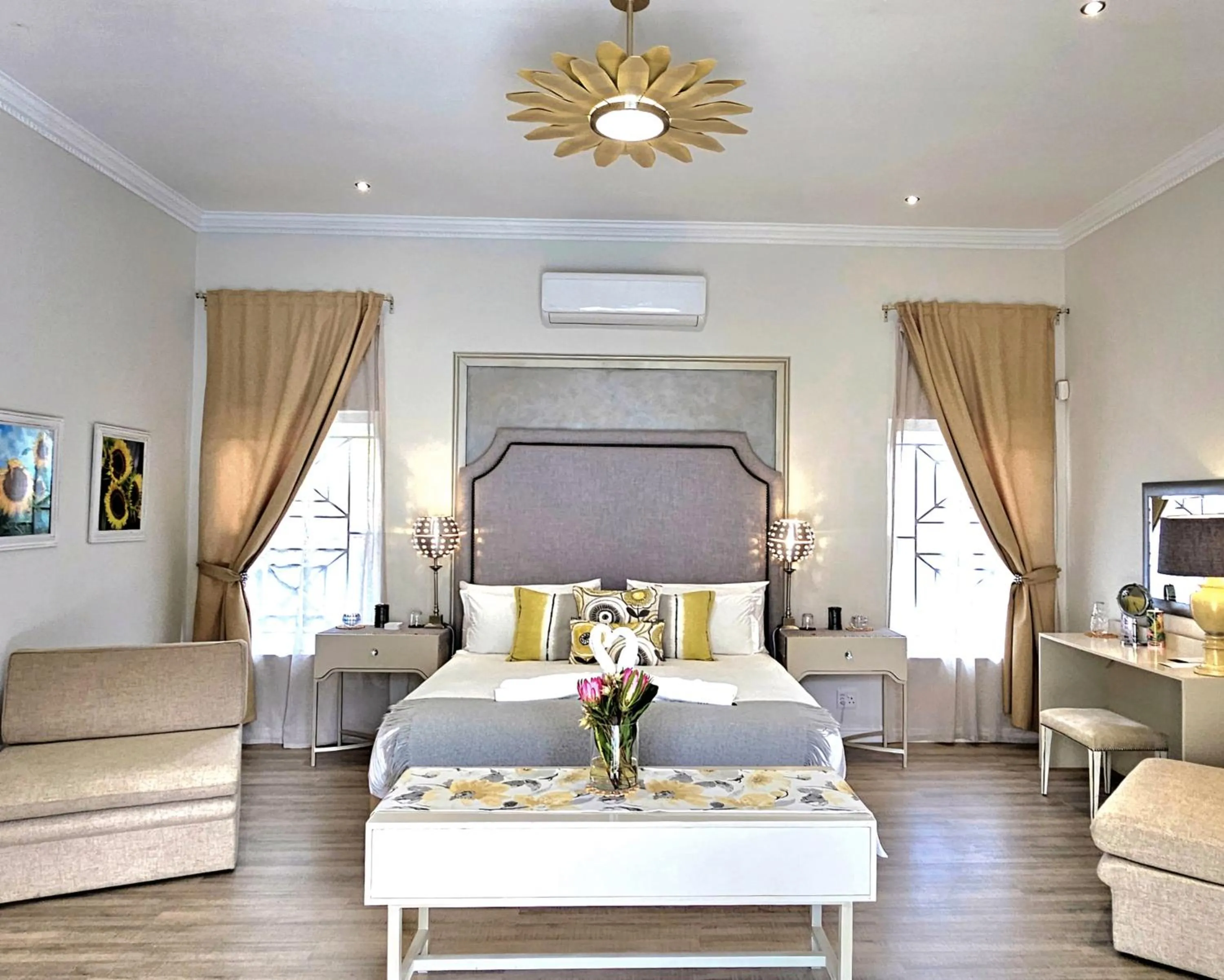 Seating area in Fleur du Soleil Luxury Guesthouse