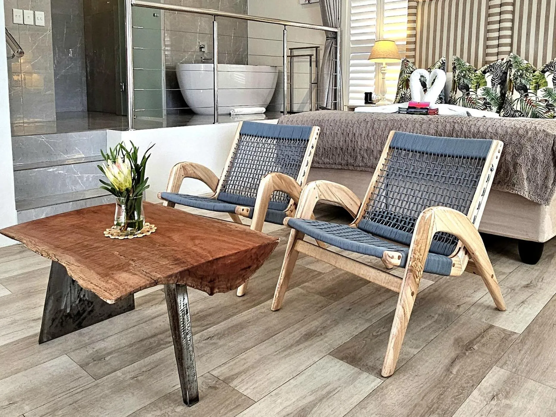 Bed in Fleur du Soleil Luxury Guesthouse