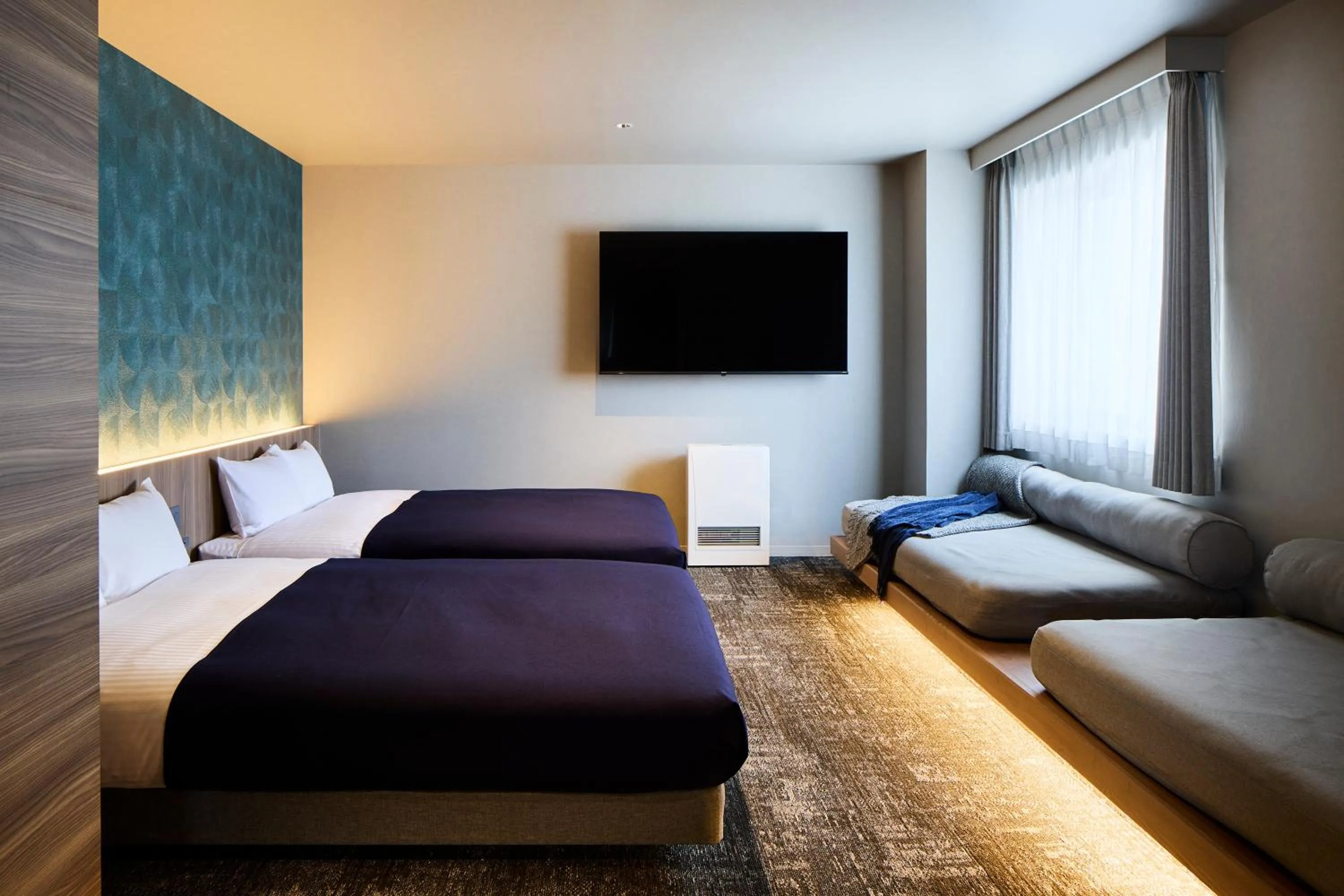 Bed in Minn Sapporo Odori W18 Station