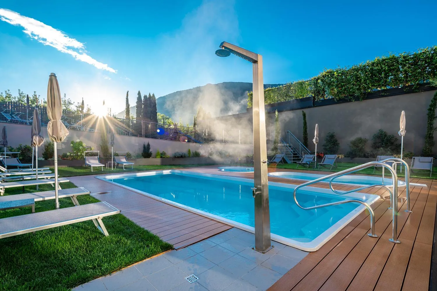 Swimming pool in Vitalpina Hotel Waldhof