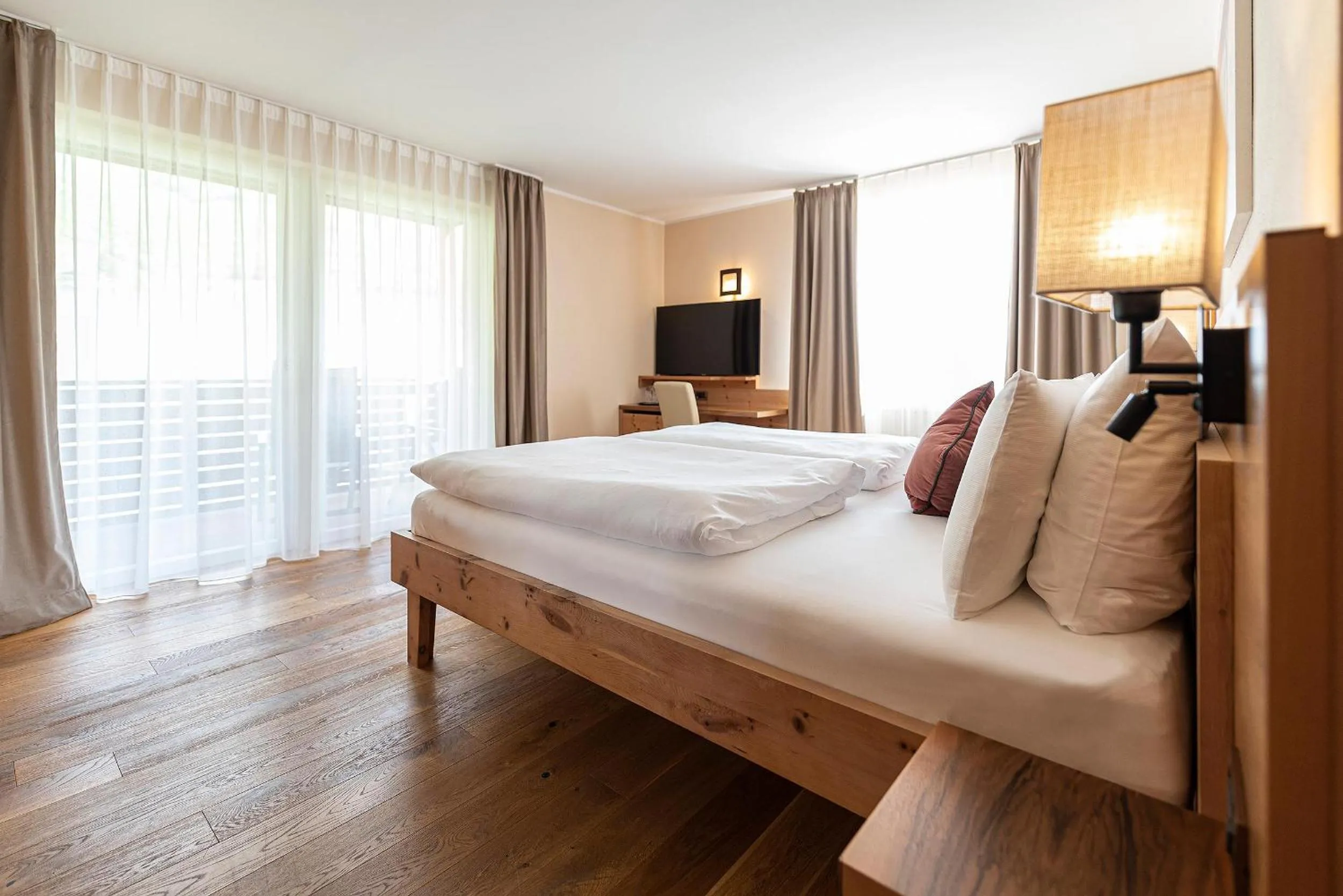 Bed in Vitalpina Hotel Waldhof
