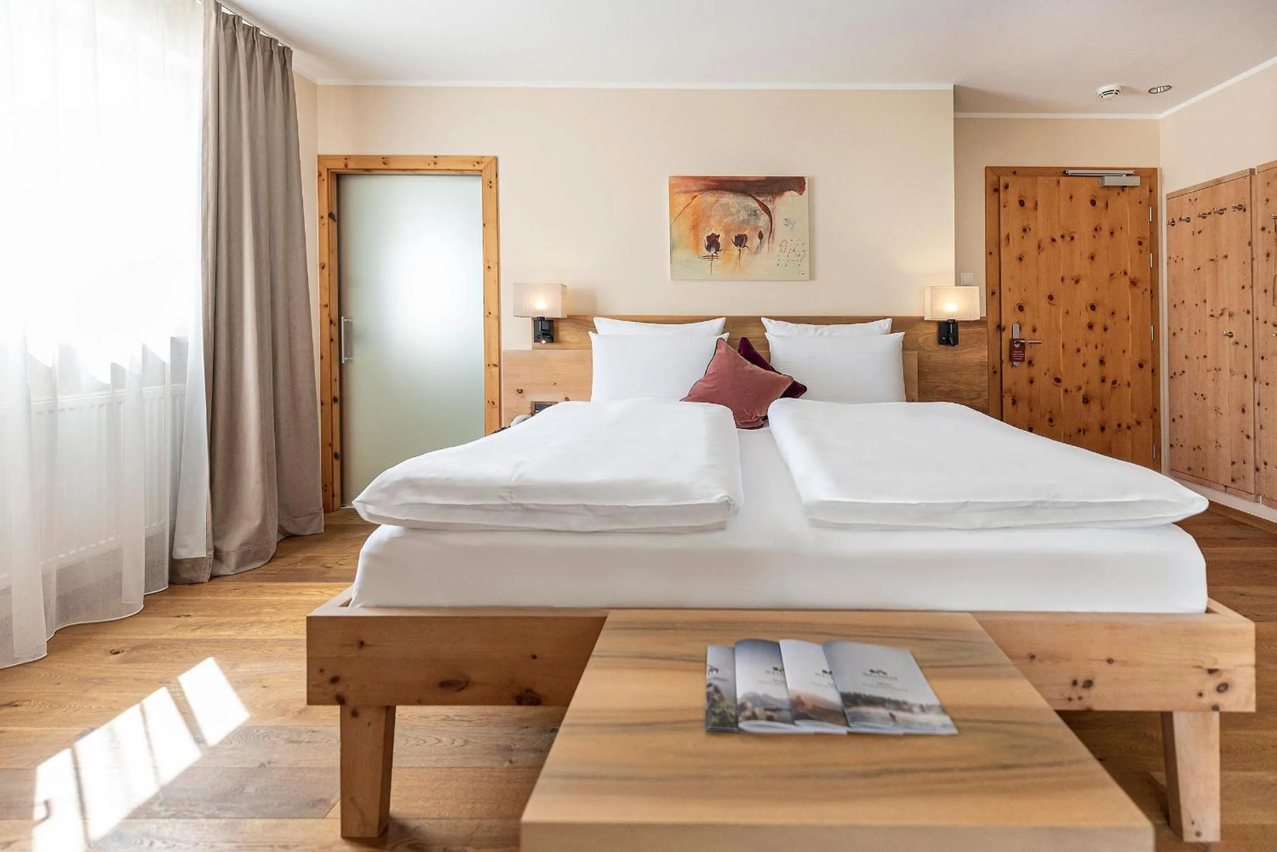 Bed in Vitalpina Hotel Waldhof
