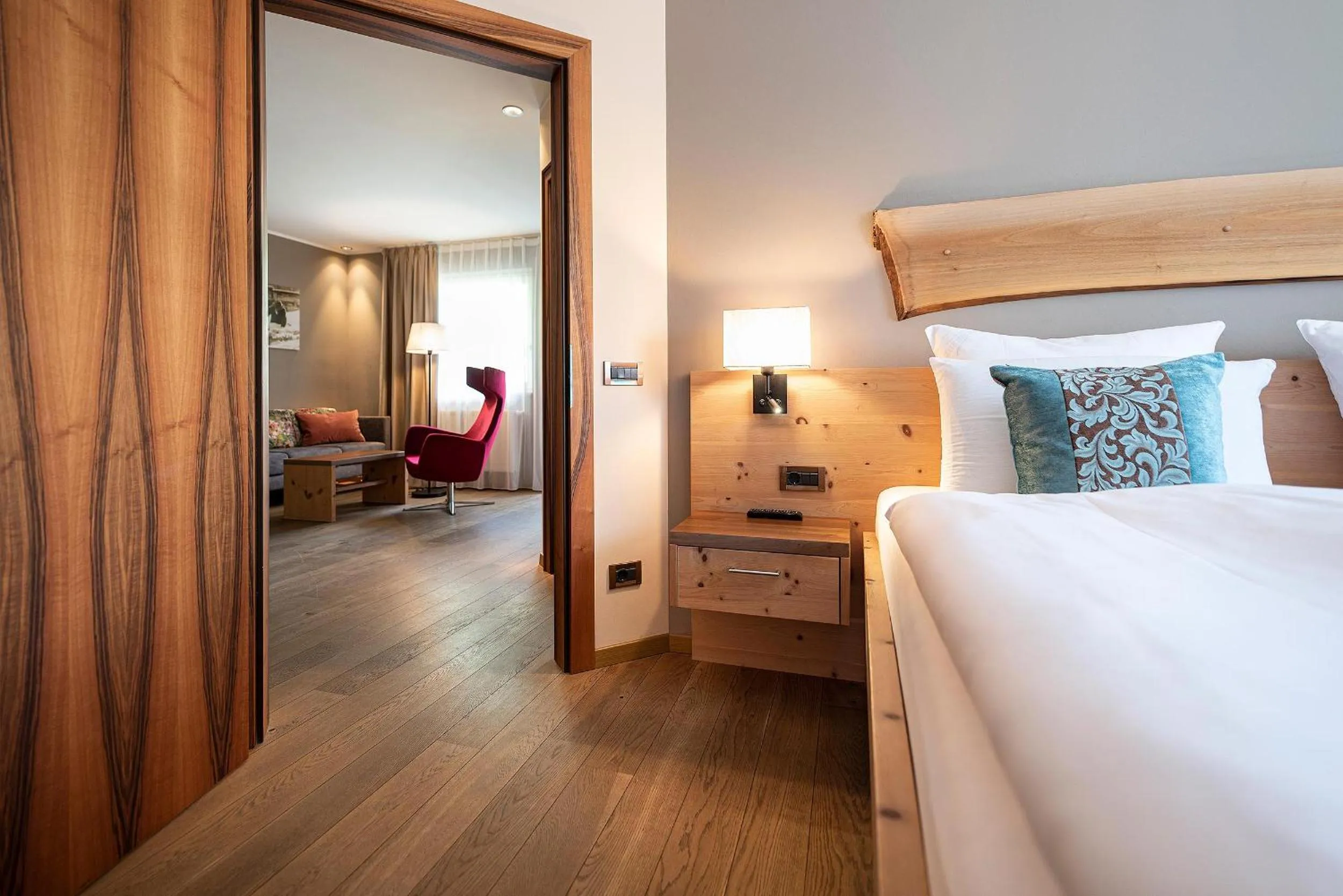 Bed in Vitalpina Hotel Waldhof