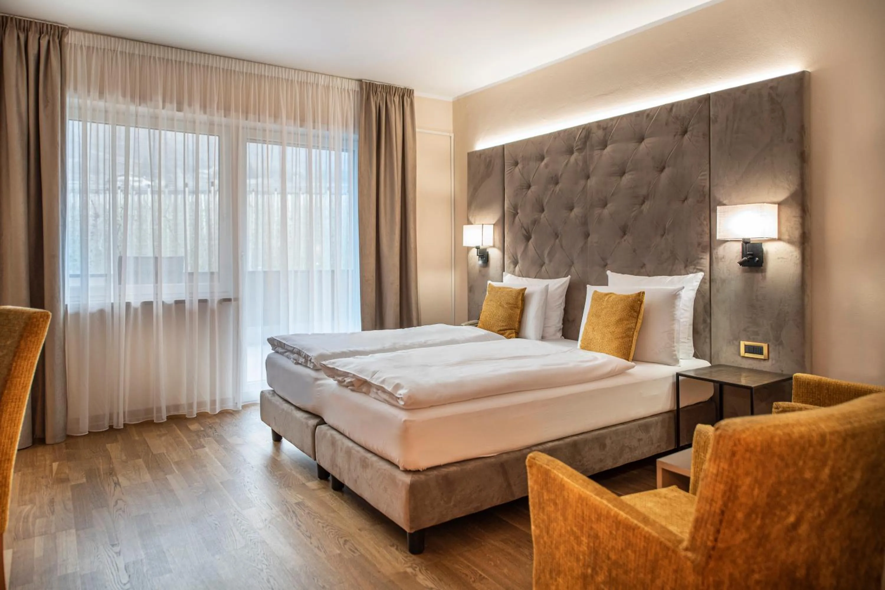 Bed in Vitalpina Hotel Waldhof