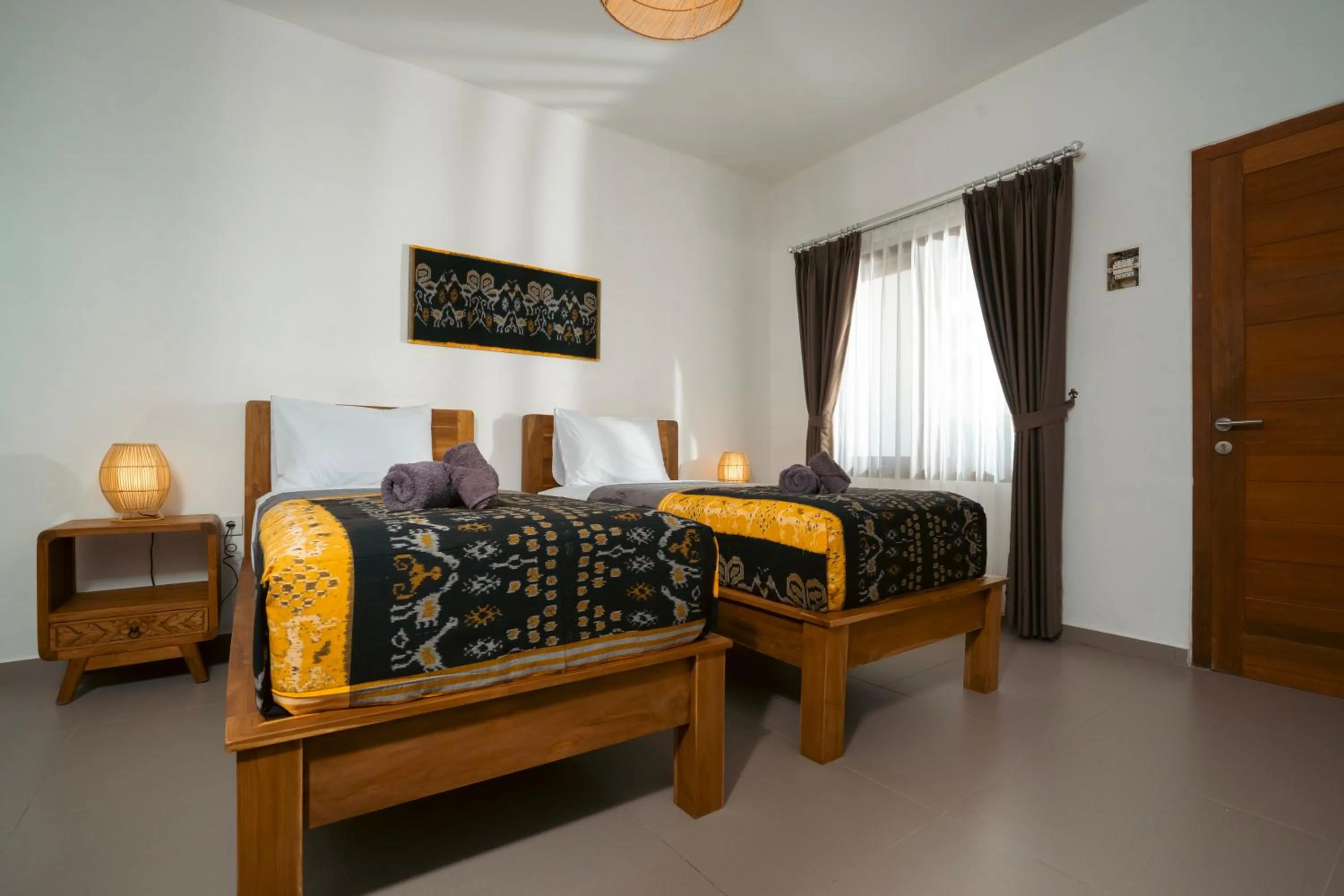 Bed in Zena Surf Suite