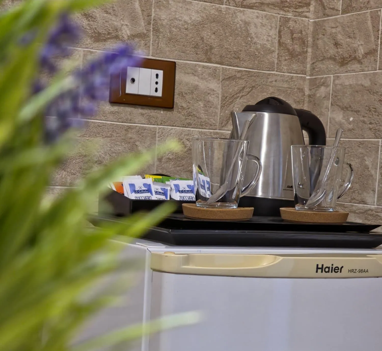 Coffee/tea facilities in Hostel Josef