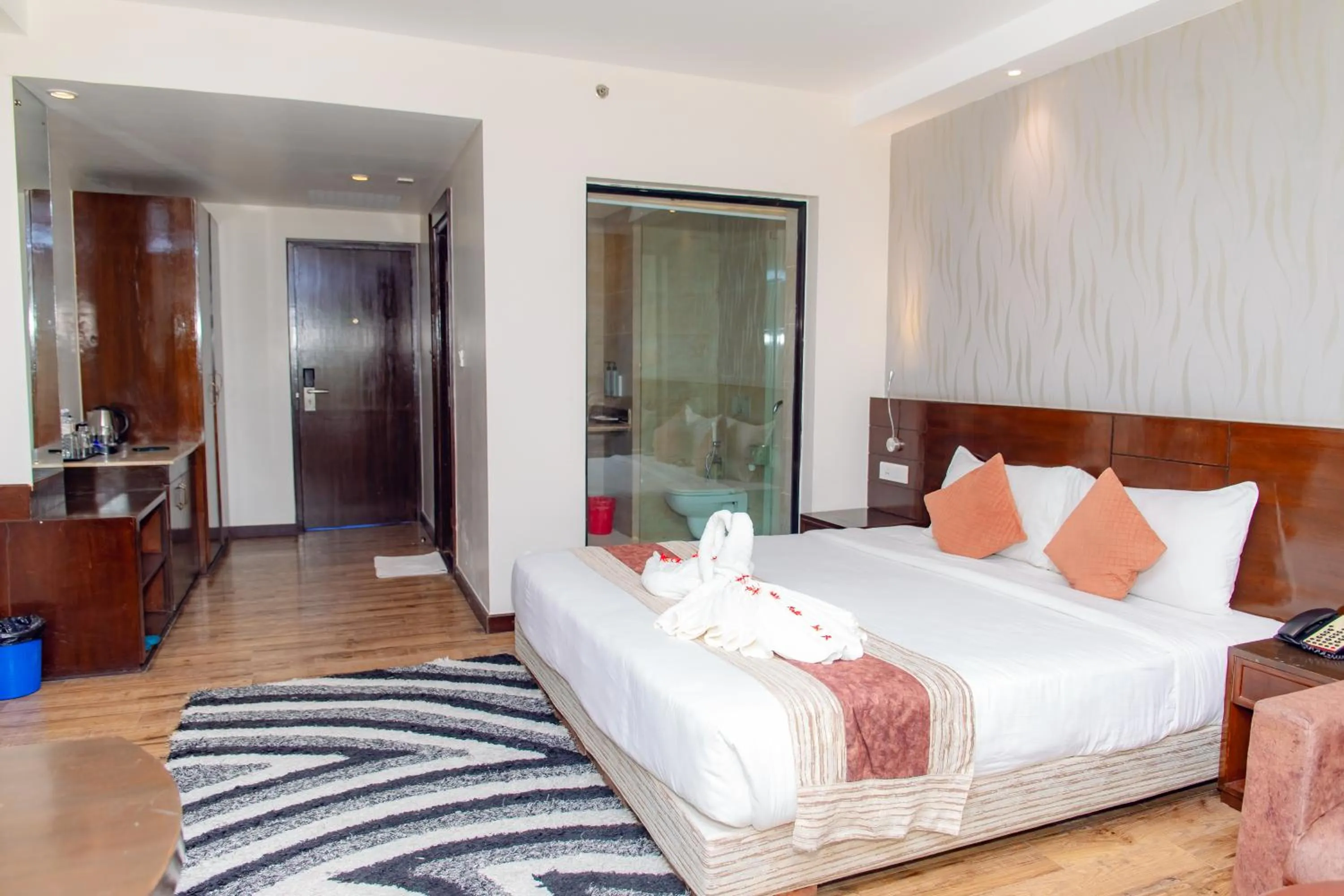 Bedroom, Bed in Bodhi Redsun - Gateway to Lumbini, Comfort in Bhairahawa